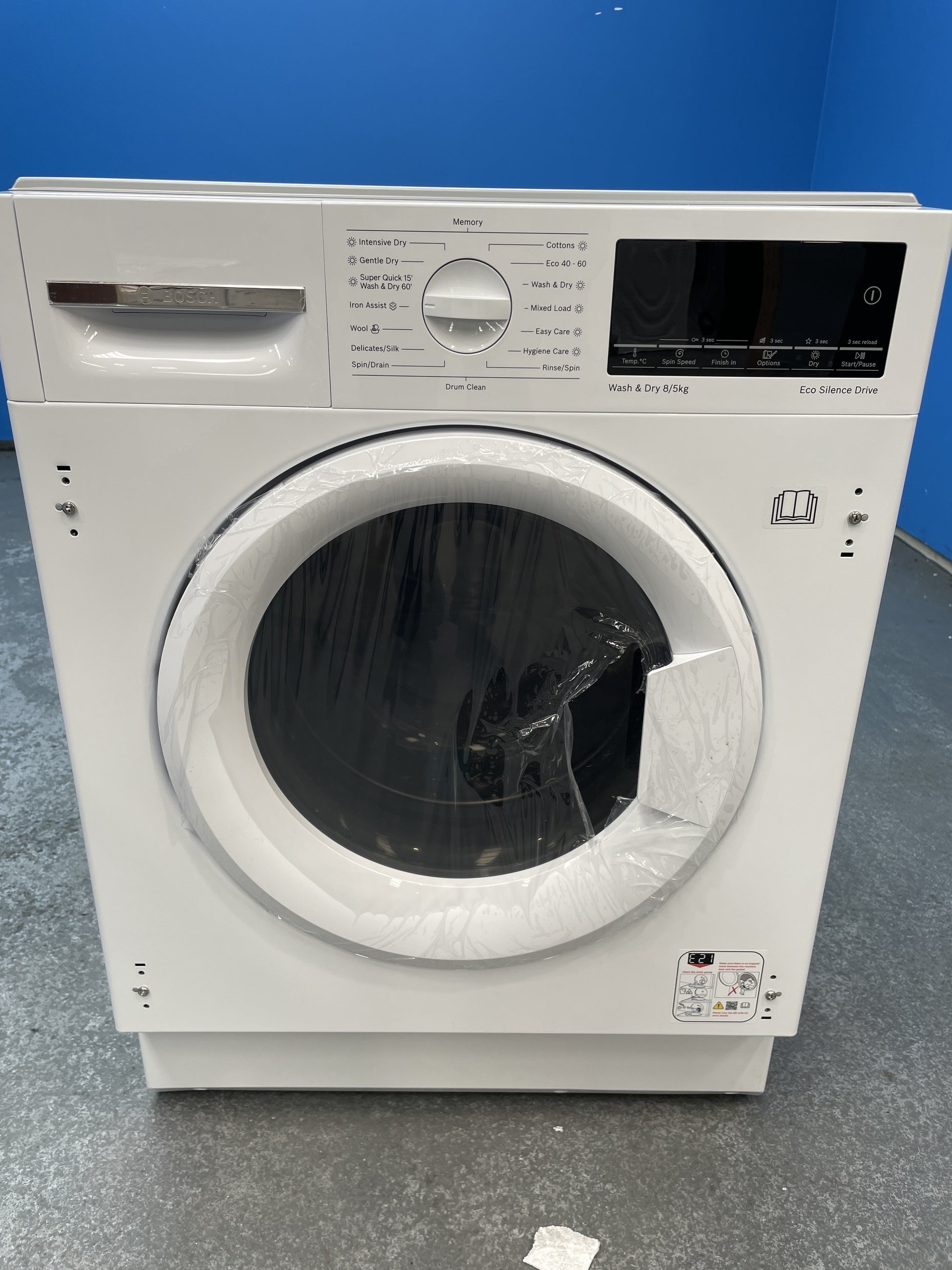 #GRC-157-807 - Bosch Series 6 WKD28490GB Integrated 8/5kg 1400rpm Washer Dryer