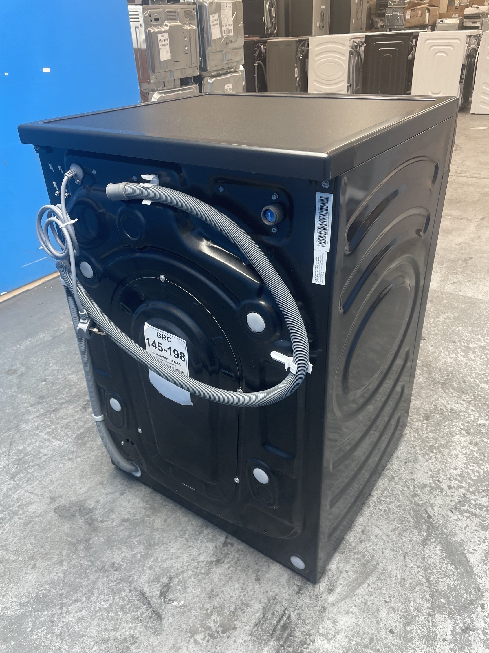 #GRC-145-198 - Hisense WD5S1045BB 10.5/6kg 1400rpm Auto Dosing Washer Dryer