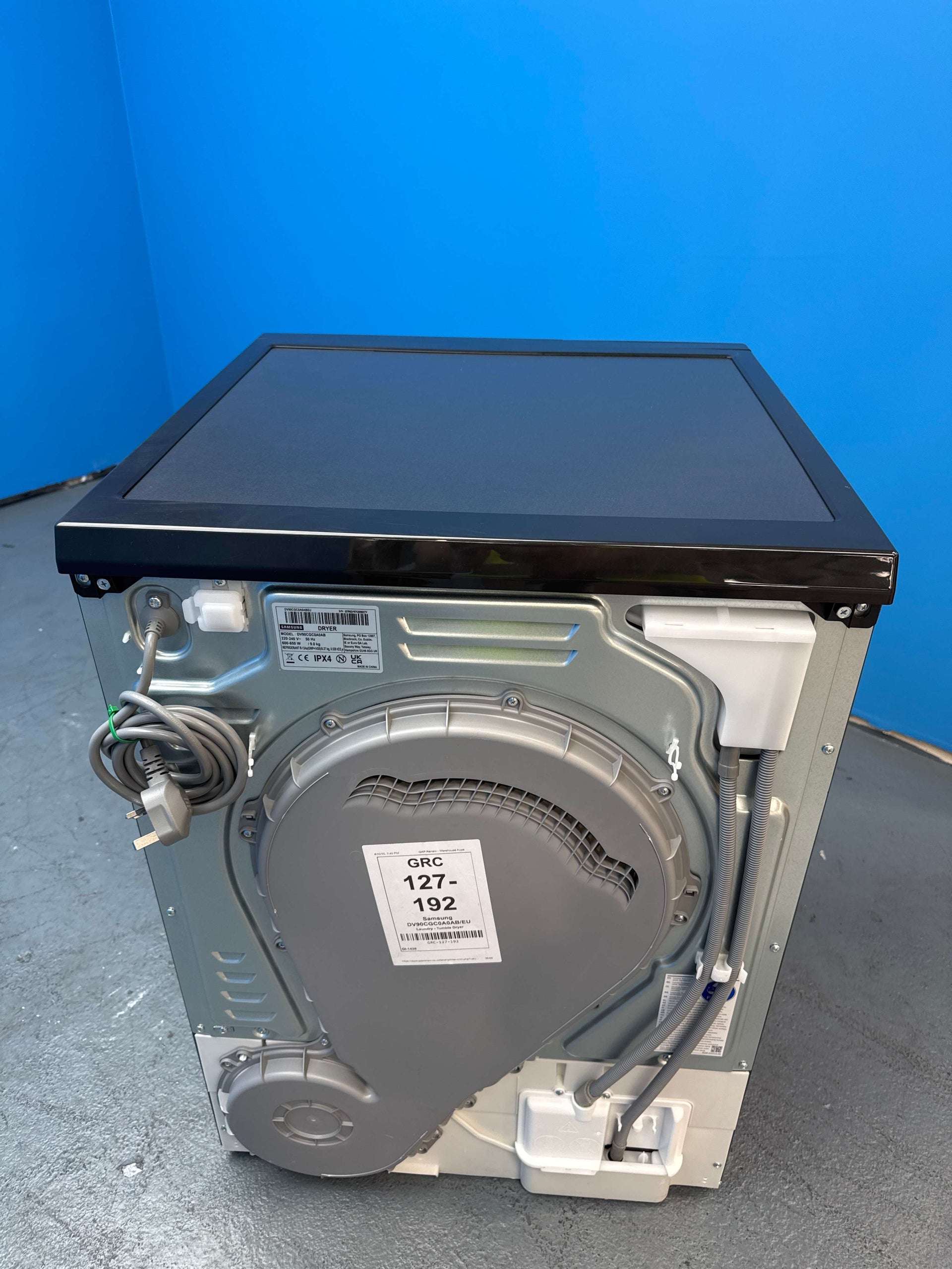 Samsung DV90CGC0A0AB/EU 9kg Heat Pump Tumble Dryer with OptimalDry™