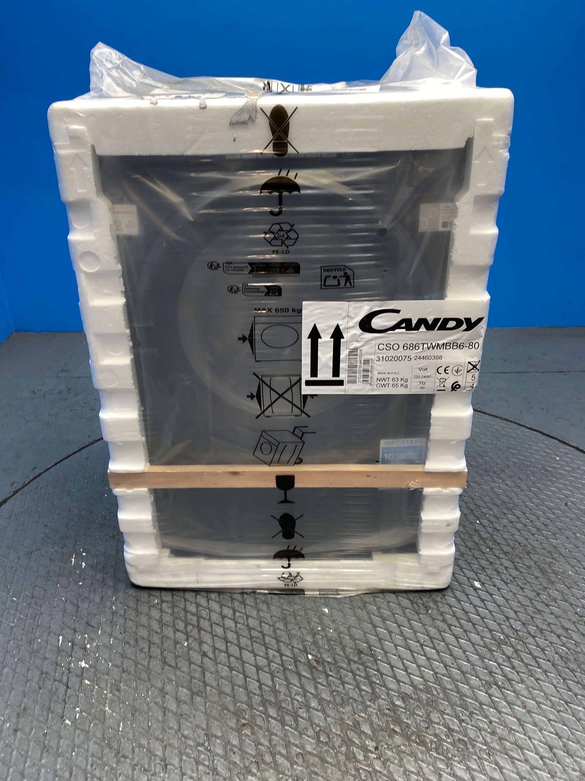 Candy Smart Pro CSO686TWMBB6 8kg 1600 Spin Washing Machine