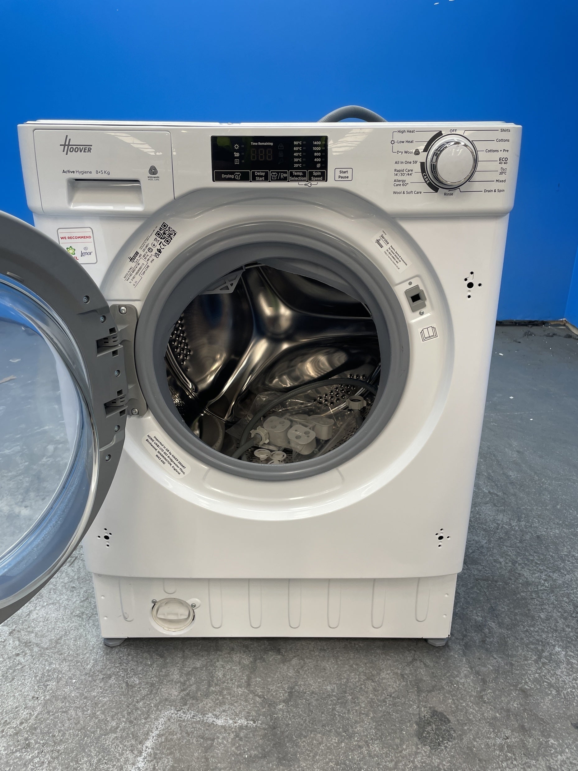 #GRC-158-439 - Hoover HBD 485D14 H-WASH 300 Integrated 8/5kg 1400rpm Washer Dryer