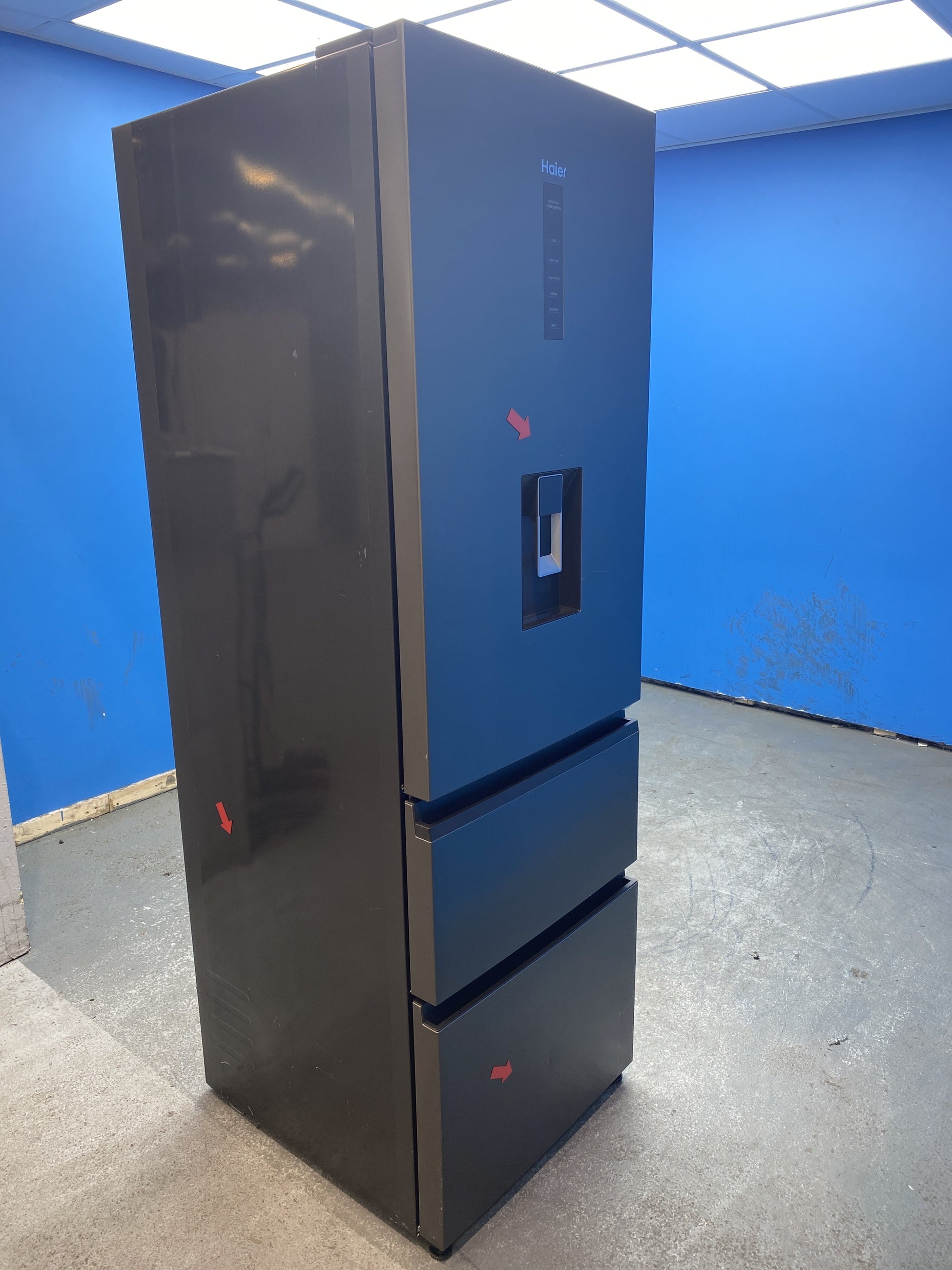 #GRC-157-077 - Haier HTW5618EWMP 357L Series 5 60cm 3D No Frost Fridge Freezer