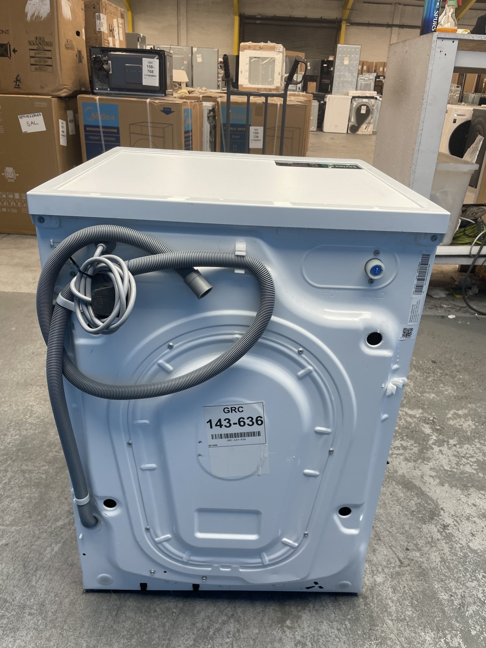 #GRC-143-636 - Hisense 5i Series WF5I1245BWR 12kg 1400rpm Washing Machine