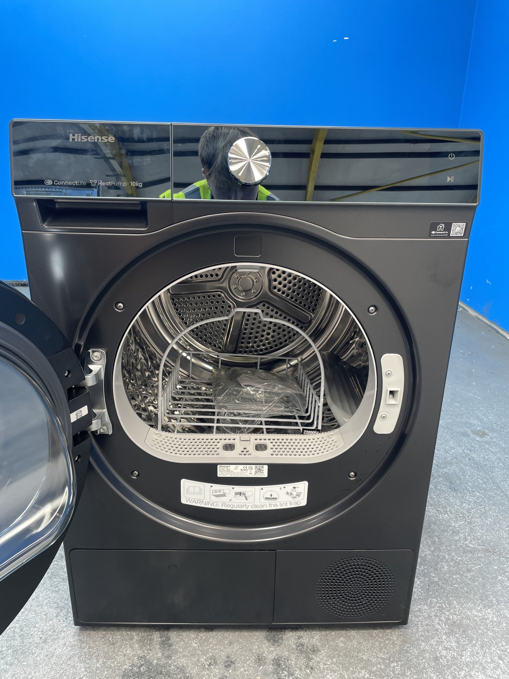 #GRC-158-025 - Hisense DH7S107BB 7S Series 10kg Heat Pump Tumble Dryer