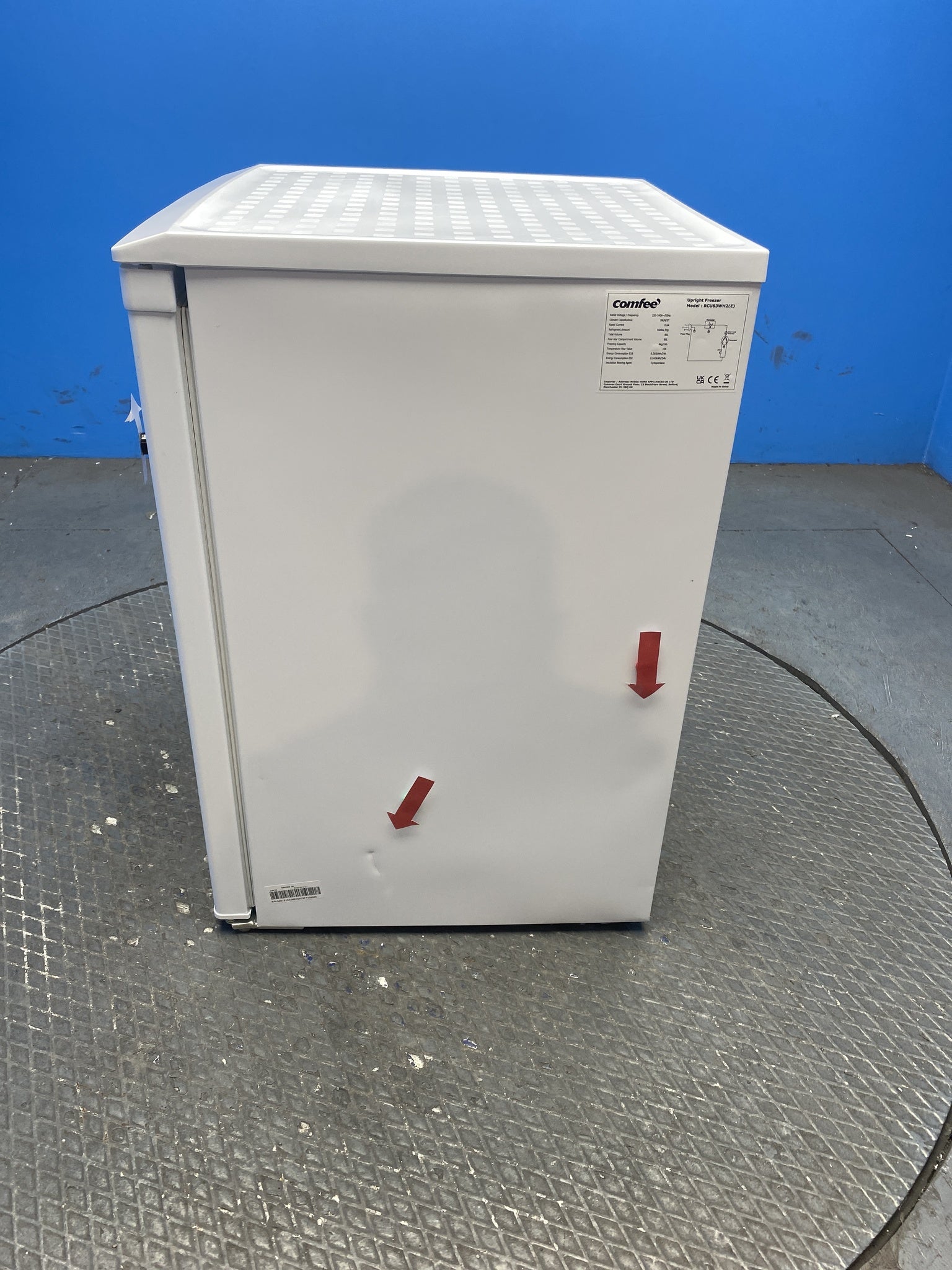 COMFEE' RCU83WH2(E) 88L Under Counter Freezer