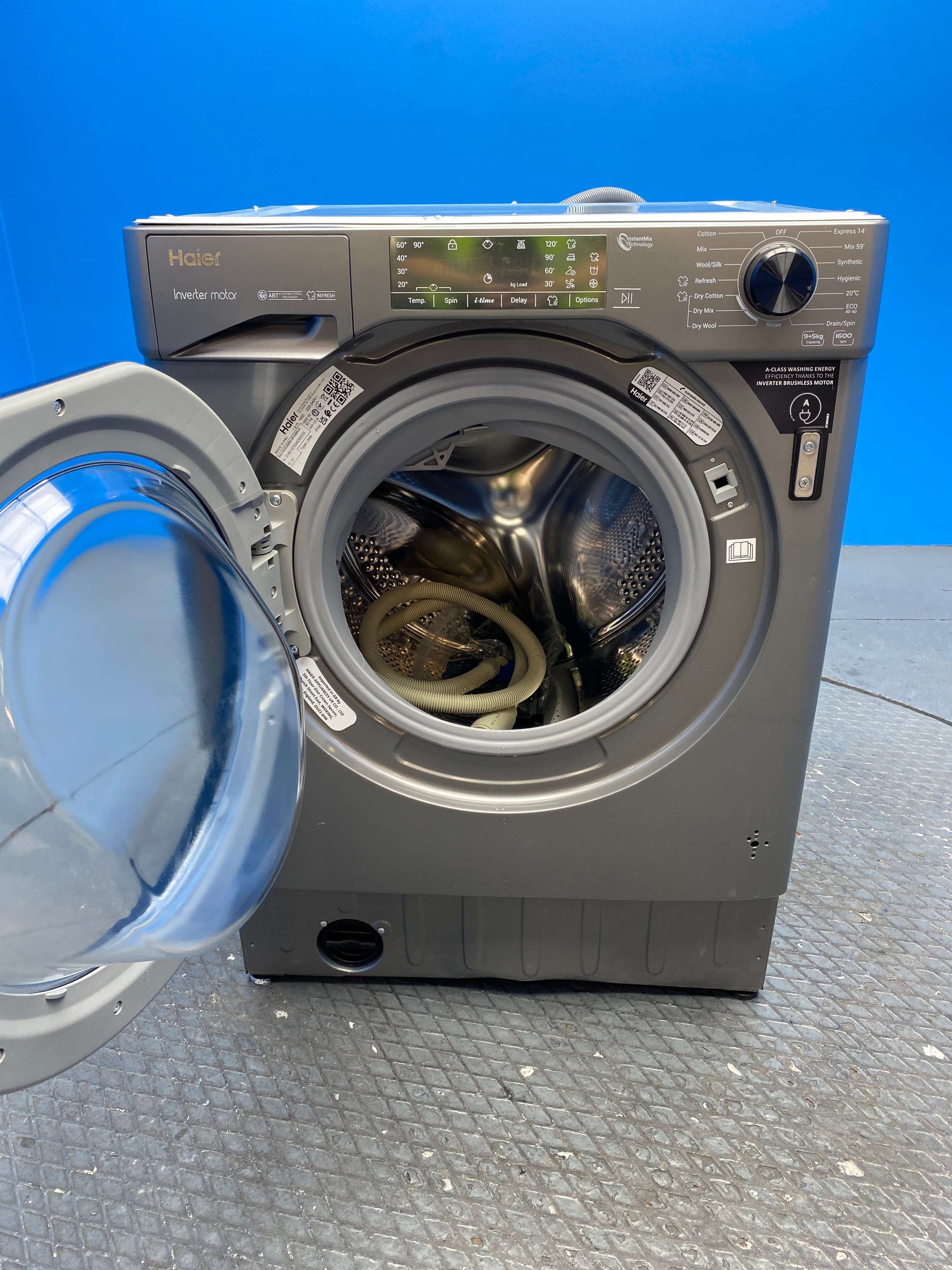 Haier Series 4 HWDQ90B416FWBR 9kg/5kg 1600rpm Integrated Washer Dryer