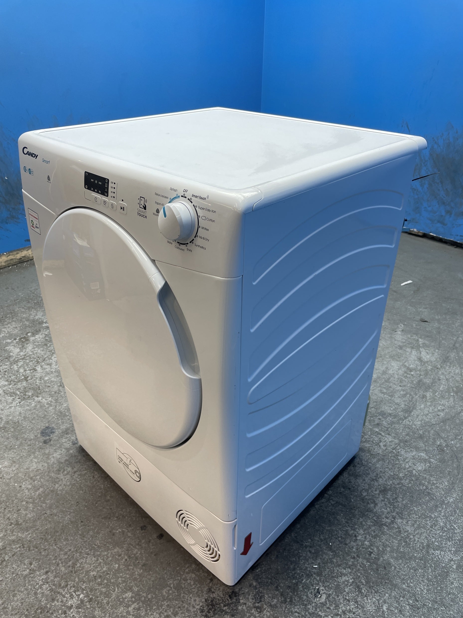 #GRC-162-679 - Candy Smart 8kg Condenser Tumble Dryer – NFC Connectivity, White