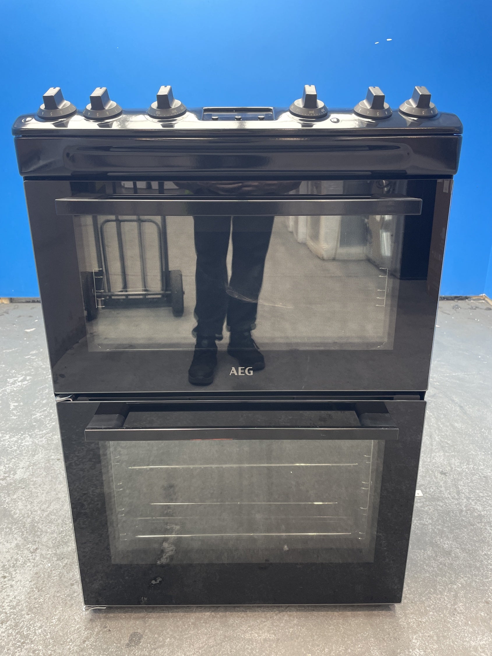 #GRC-158-283 - AEG CCX6540ACB 5000 SurroundCook Ceramic Double Oven Cooker