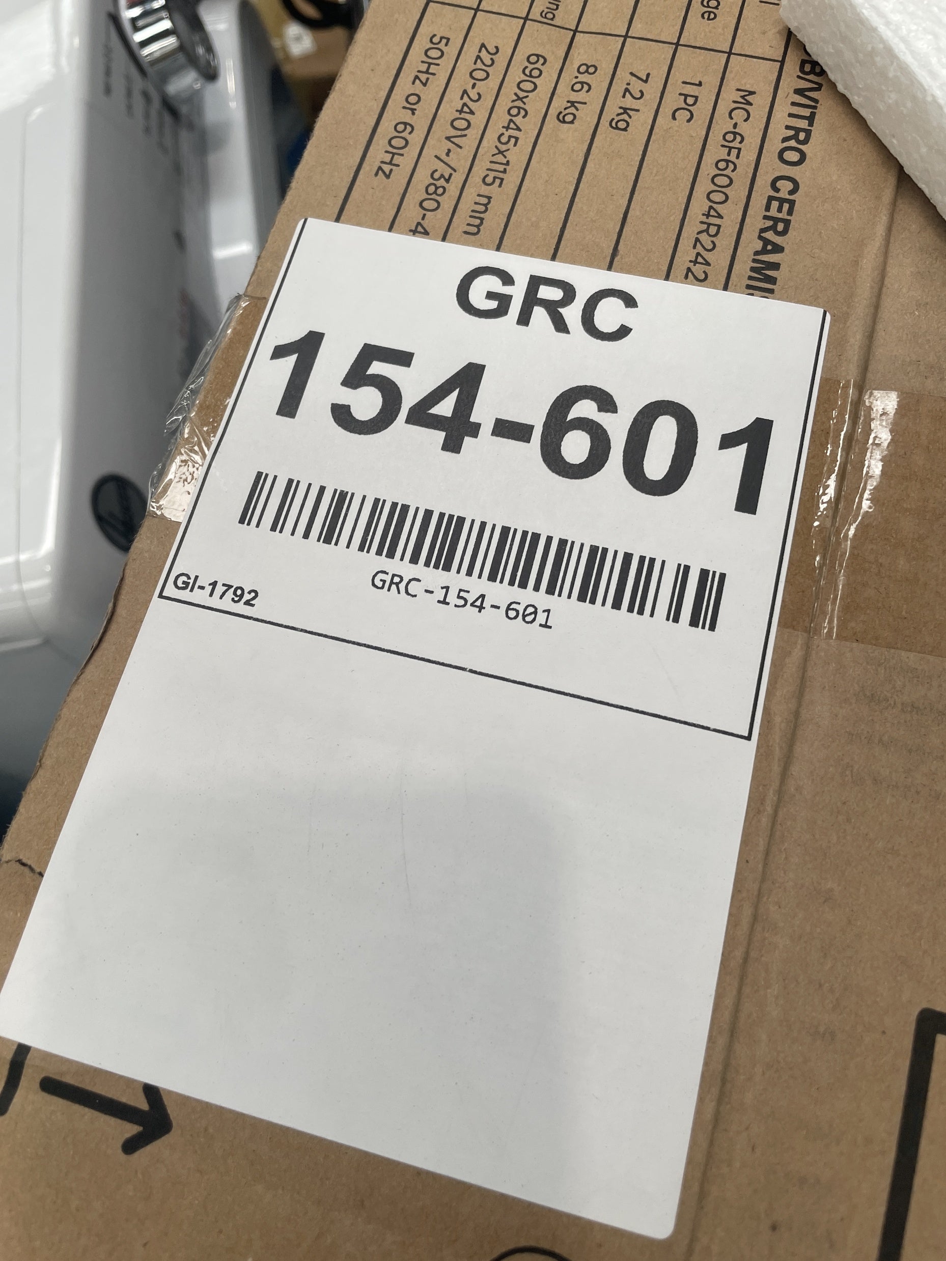 #GRC-154-601 - Midea MC-6F6004R242 60cm 4 Zone Ceramic Hob
