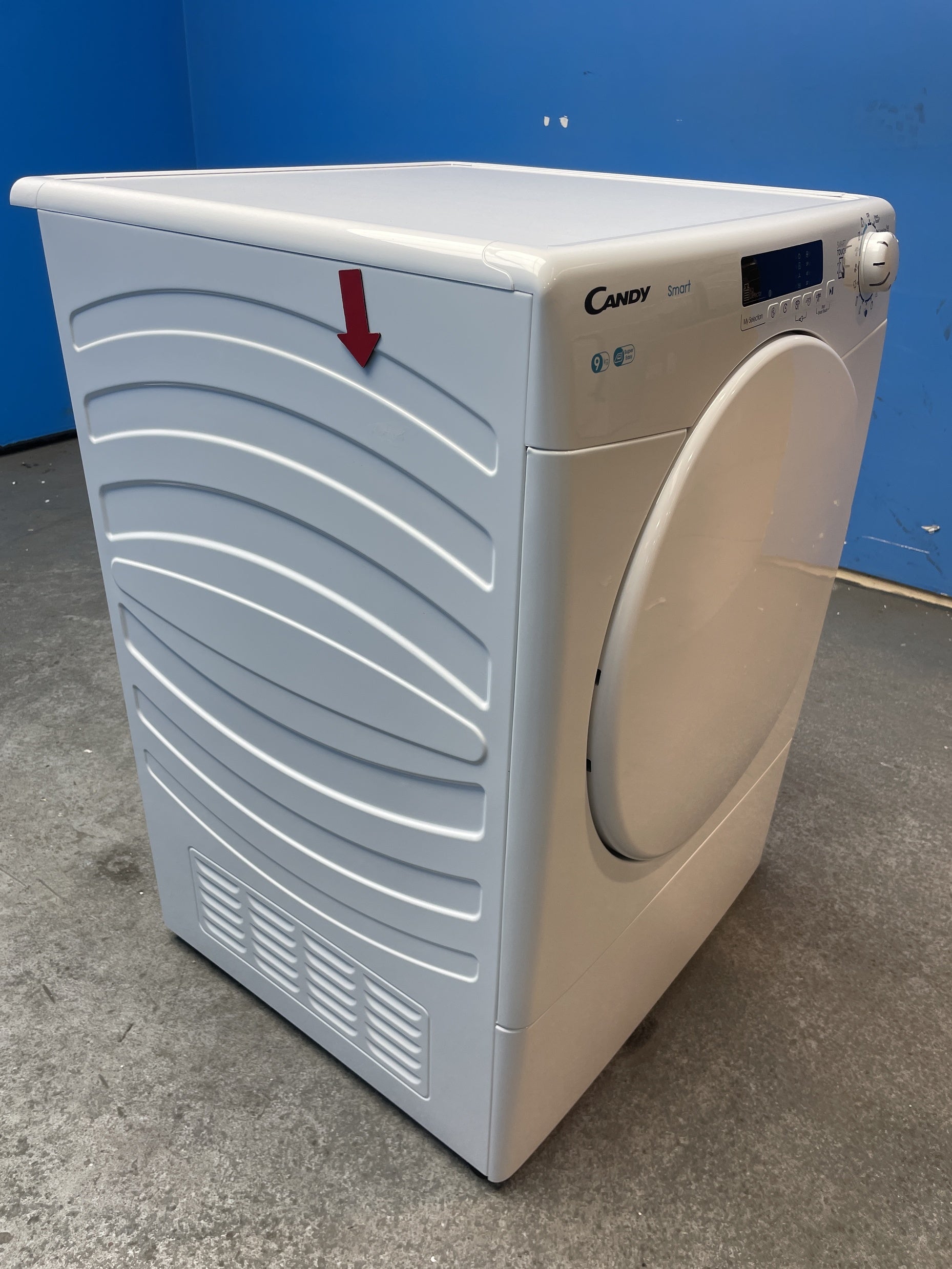 #GRC-158-380 - Candy CSE V9DF-80 9kg Vented Smart Tumble Dryer