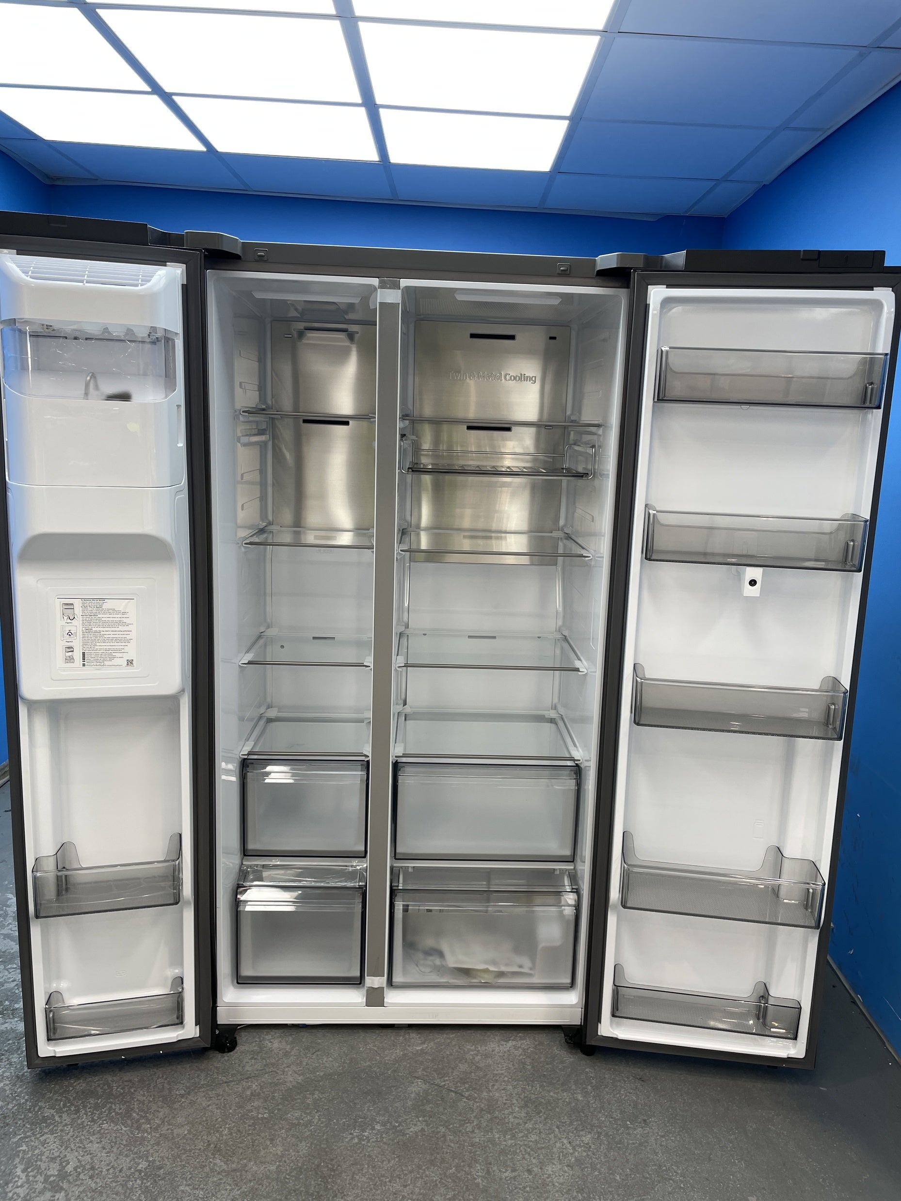 #GRC-157-798 - Samsung RS90F66BEFEU Family Hub American Fridge Freezer