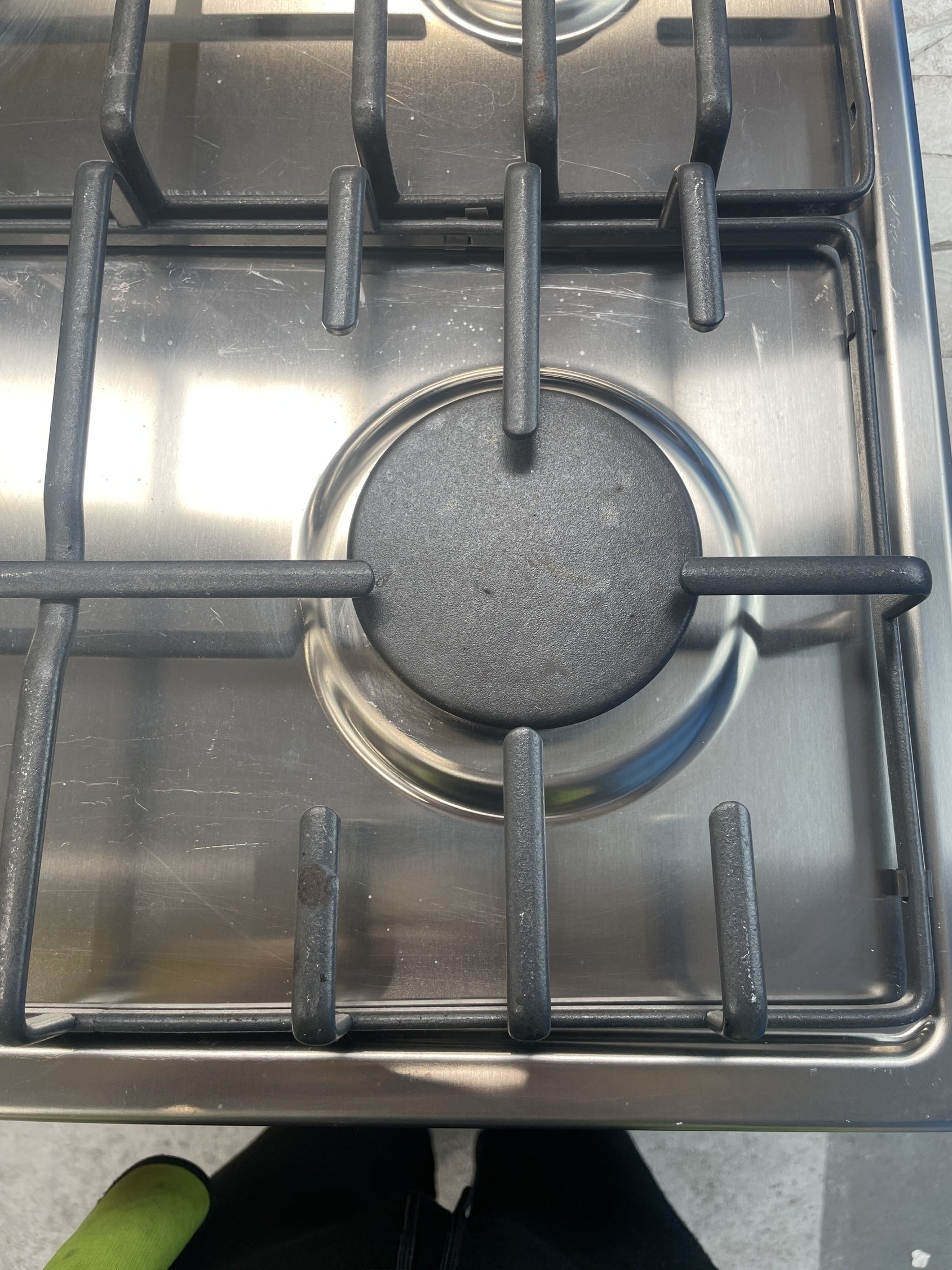 #GRC-159-191 - Hoover HHW6LK3X 60cm 4-Burner Stainless Steel Gas Hob