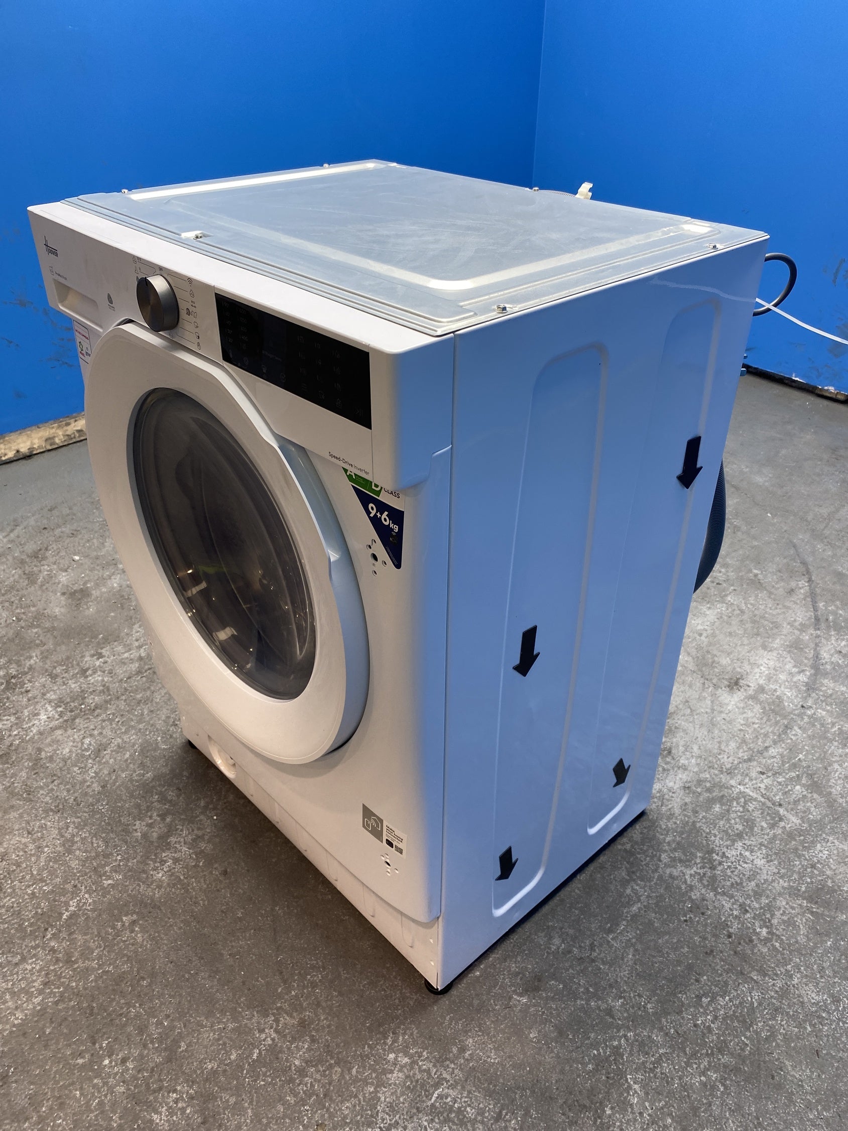 #GRC-153-983 - Hoover BH4S696M6D9-80 9/6kg 1600rpm Integrated Washer Dryer