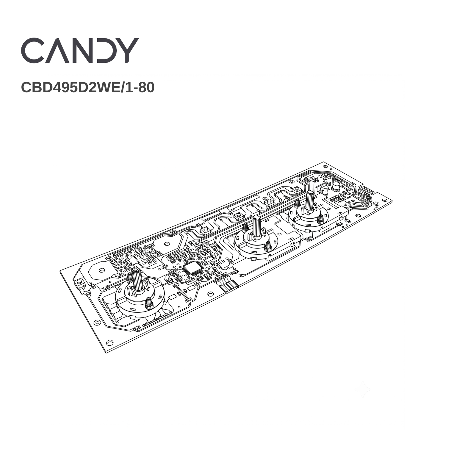 Candy CBD495D2WE/1-80 Washer Dryer PCB - Renew 2 U