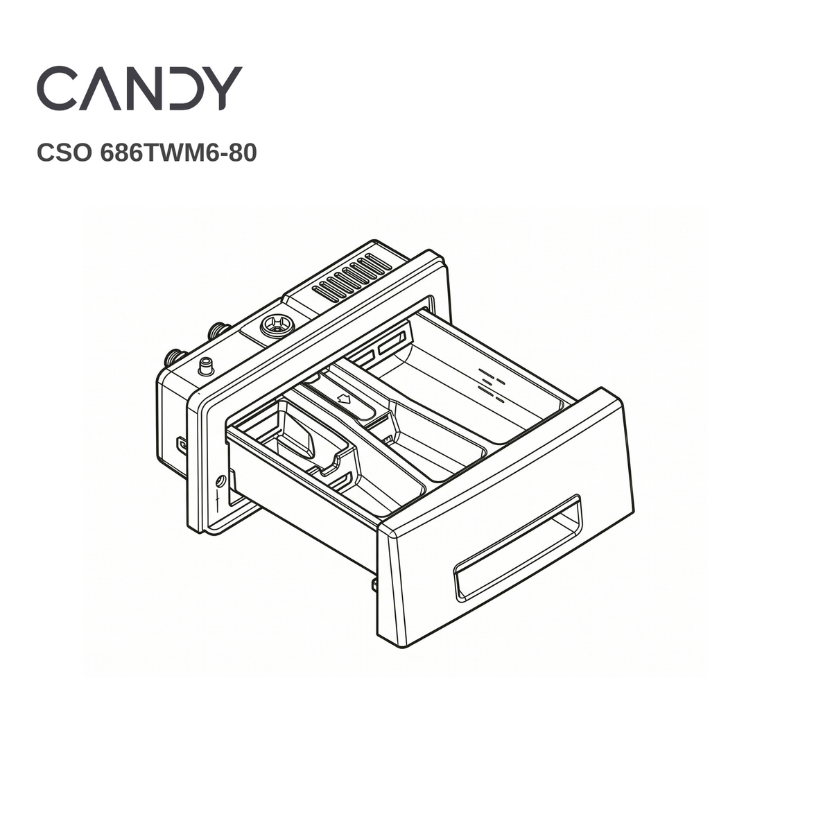 Candy CSO 686TWM6-80 Dispenser Drawer - Renew 2 U