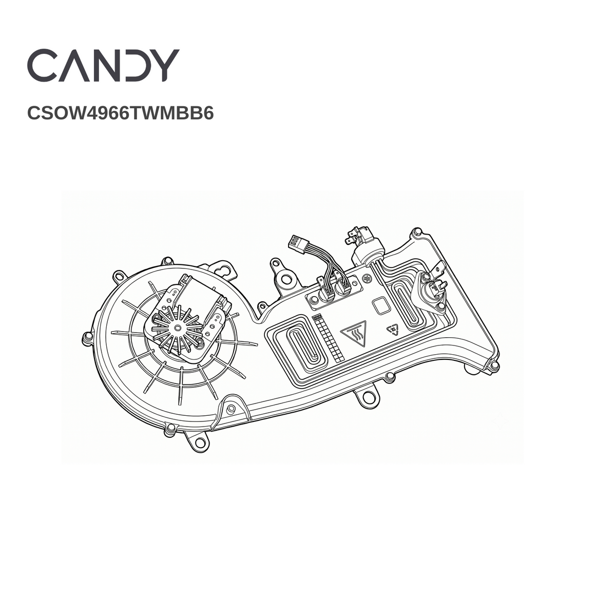 Candy CSOW4966TWMBB6 Dryer Chamber - Renew 2 U