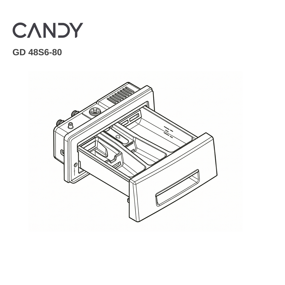 Candy GD 48S6-80 Dispenser Drawer - Renew 2 U