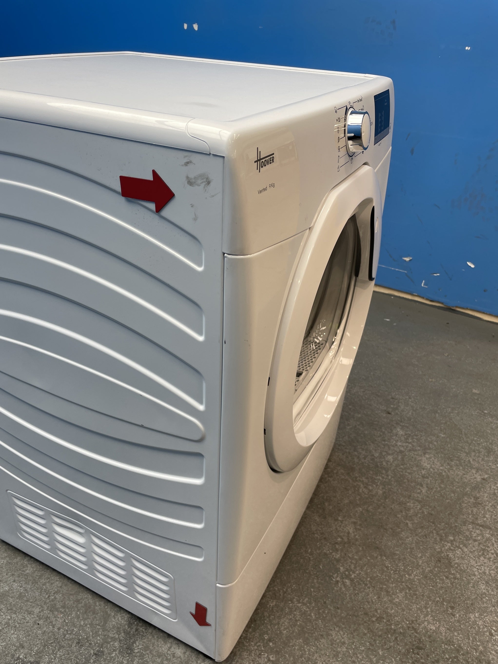 #GRC-157-971 - Hoover HLE V9DG-80 9kg Vented Tumble Dryer