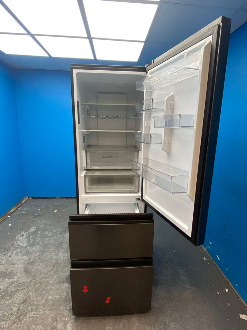 #GRC-161-627 - Haier HTW5618ENMP(UK) 3D 60 Series 5 Combi Fridge Freezer