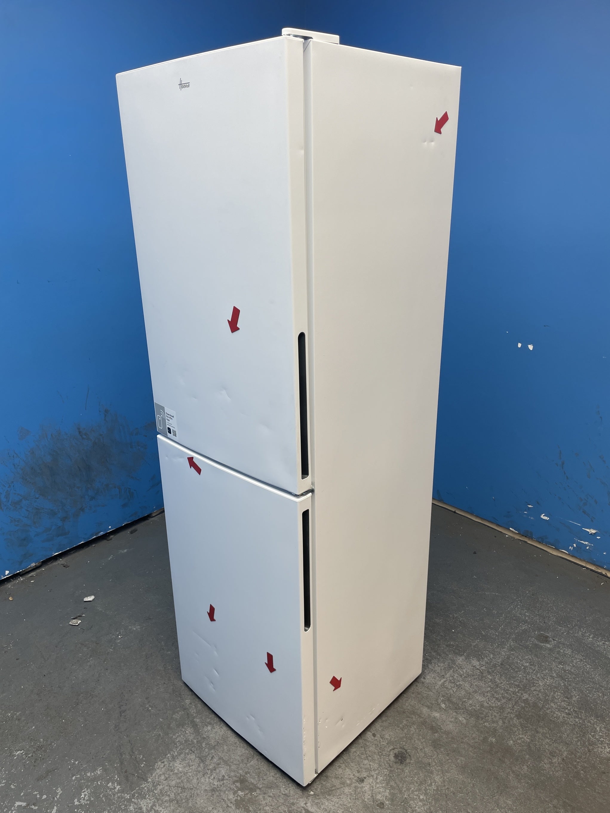 #GRC-159-266 - Hoover HVT3CLECKIHW 235 Litre Combi Fridge Freezer