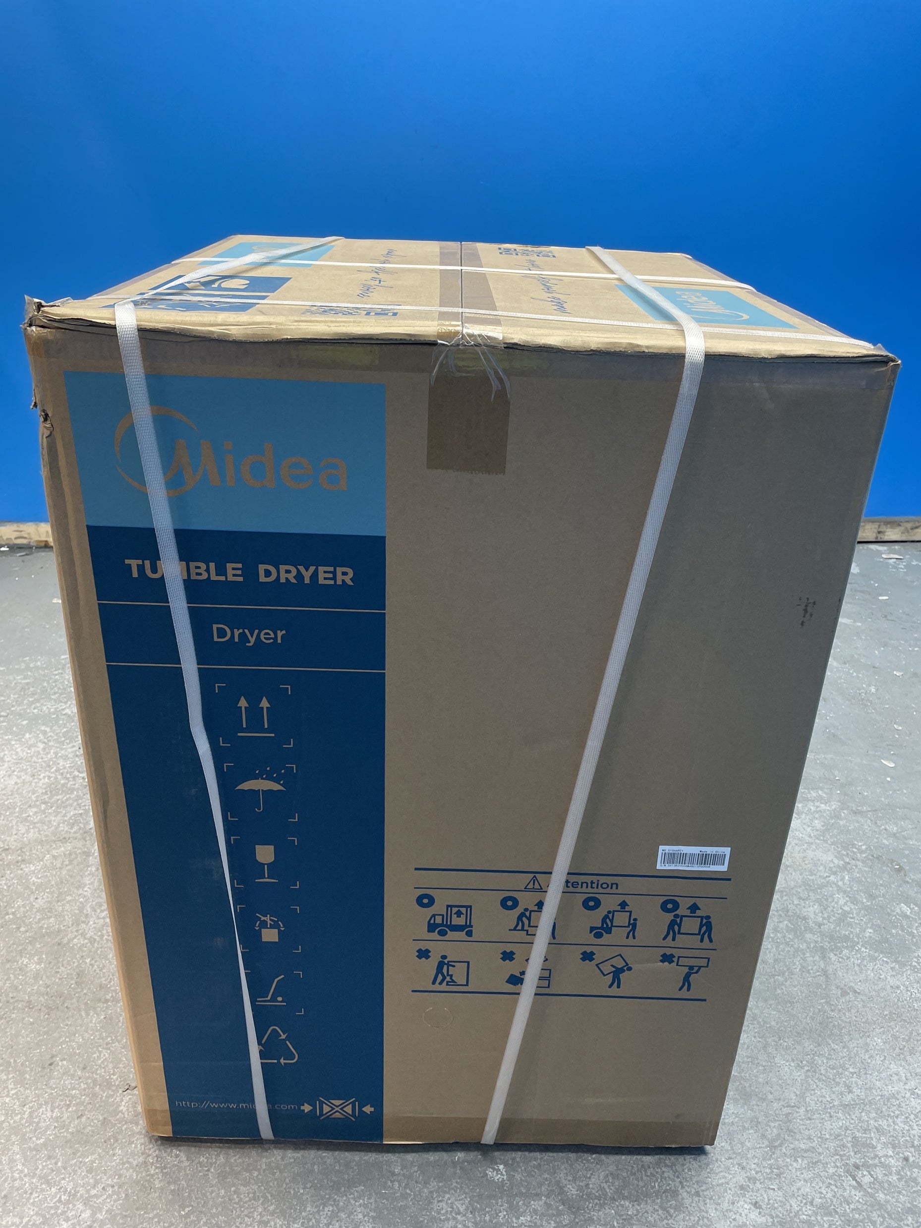 #GRC-158-891 - Midea MD200H80WB/W-UK 8kg Smart Sensor Heat Pump Tumble Dryer