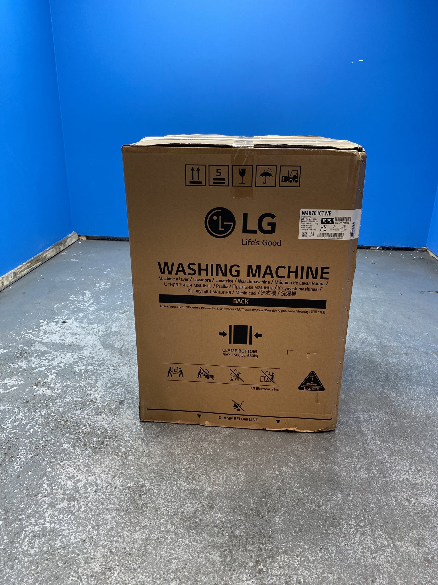 #GRC-136-263 - LG W4X7016TWB AI Direct Drive 11/6kg 1400rpm Washer Dryer