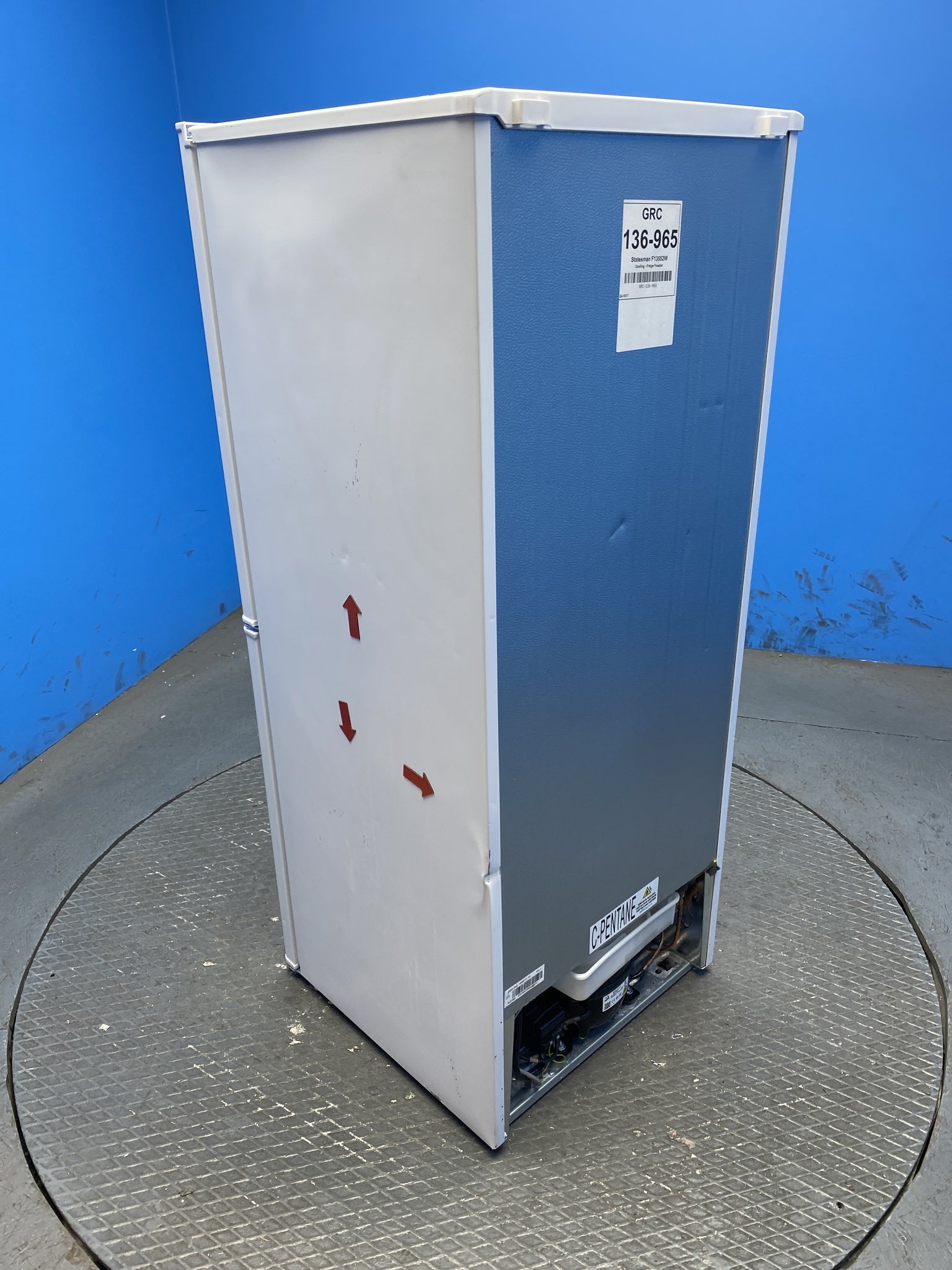 Statesman F13552W 185L 50/50 Combi Fridge Freezer