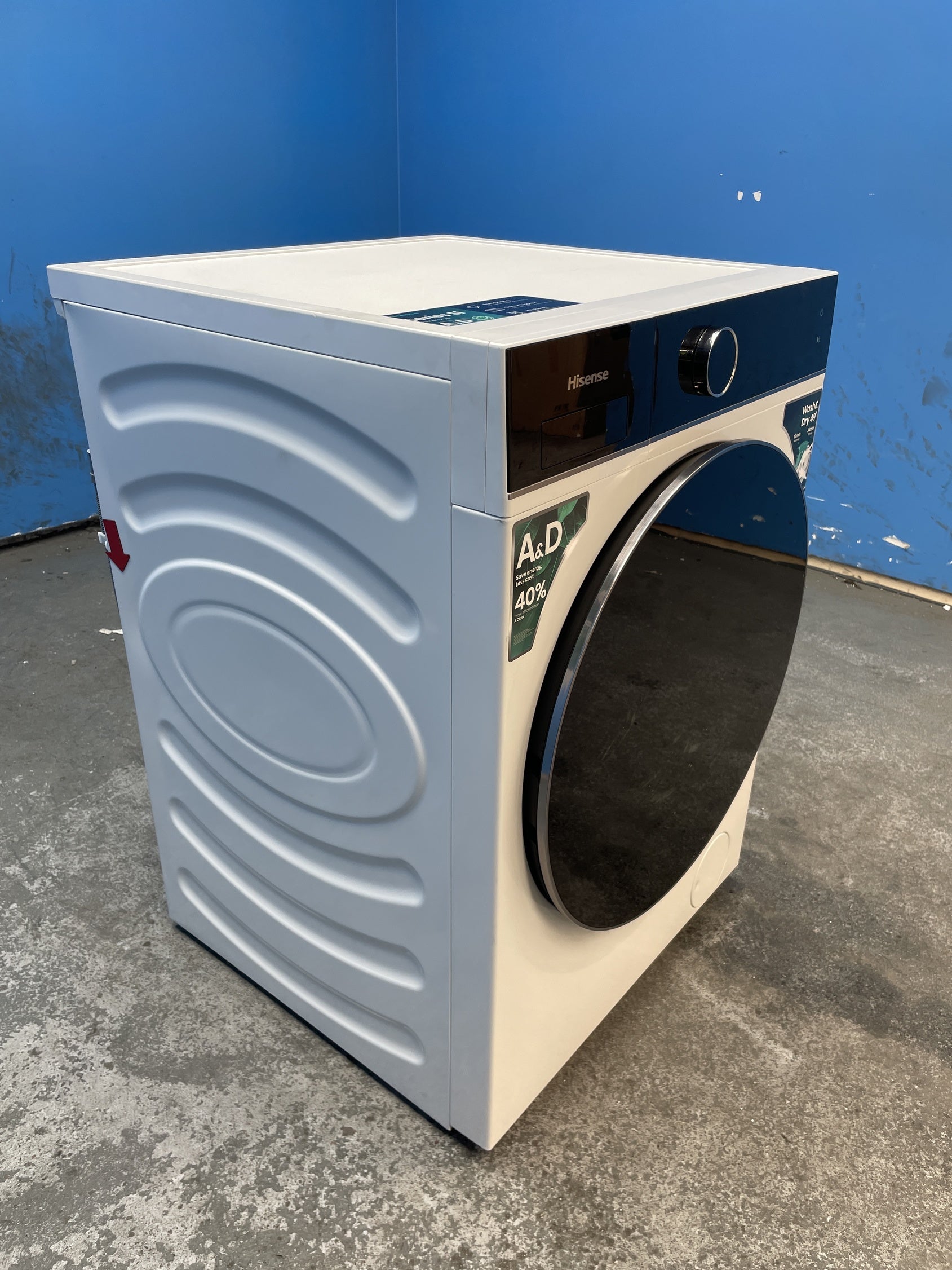 #GRC-158-027 - Hisense WD5I1245BWR 5i Series 12/8kg 1400rpm Washer Dryer