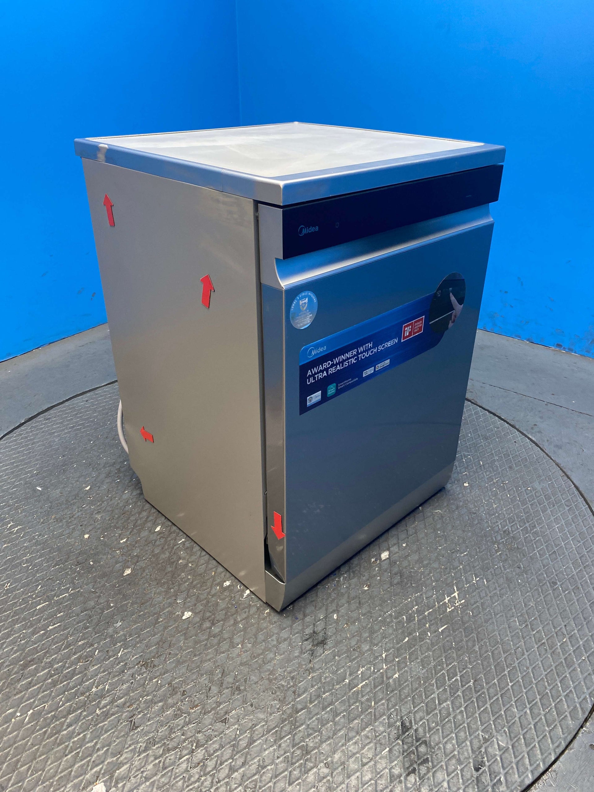 Midea MDWEF1433GSS 14 Place Wi-Fi Dishwasher