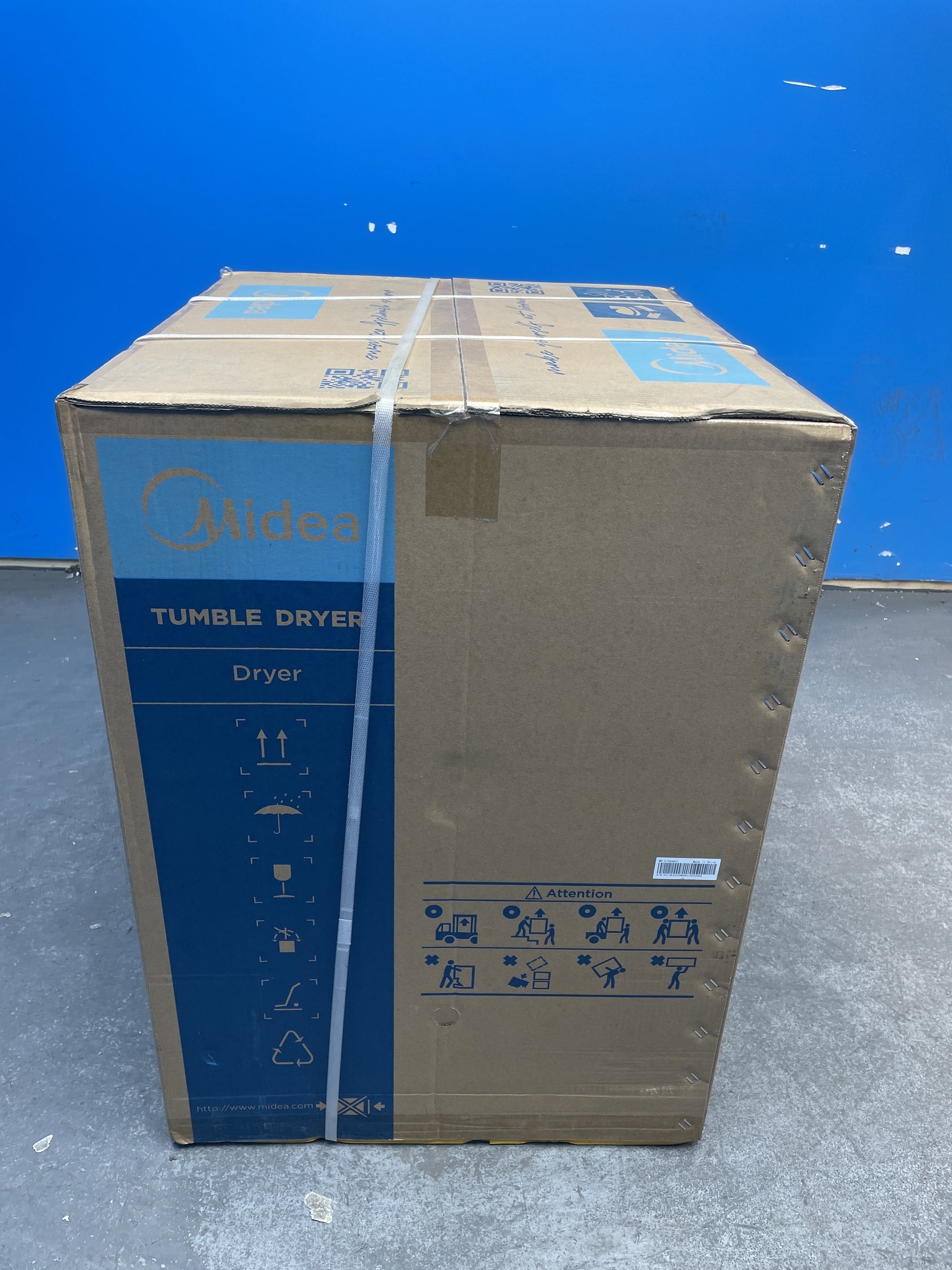 #GRC-158-848 - Midea MD200H80WB/W-UK 8kg Smart Sensor Heat Pump Tumble Dryer
