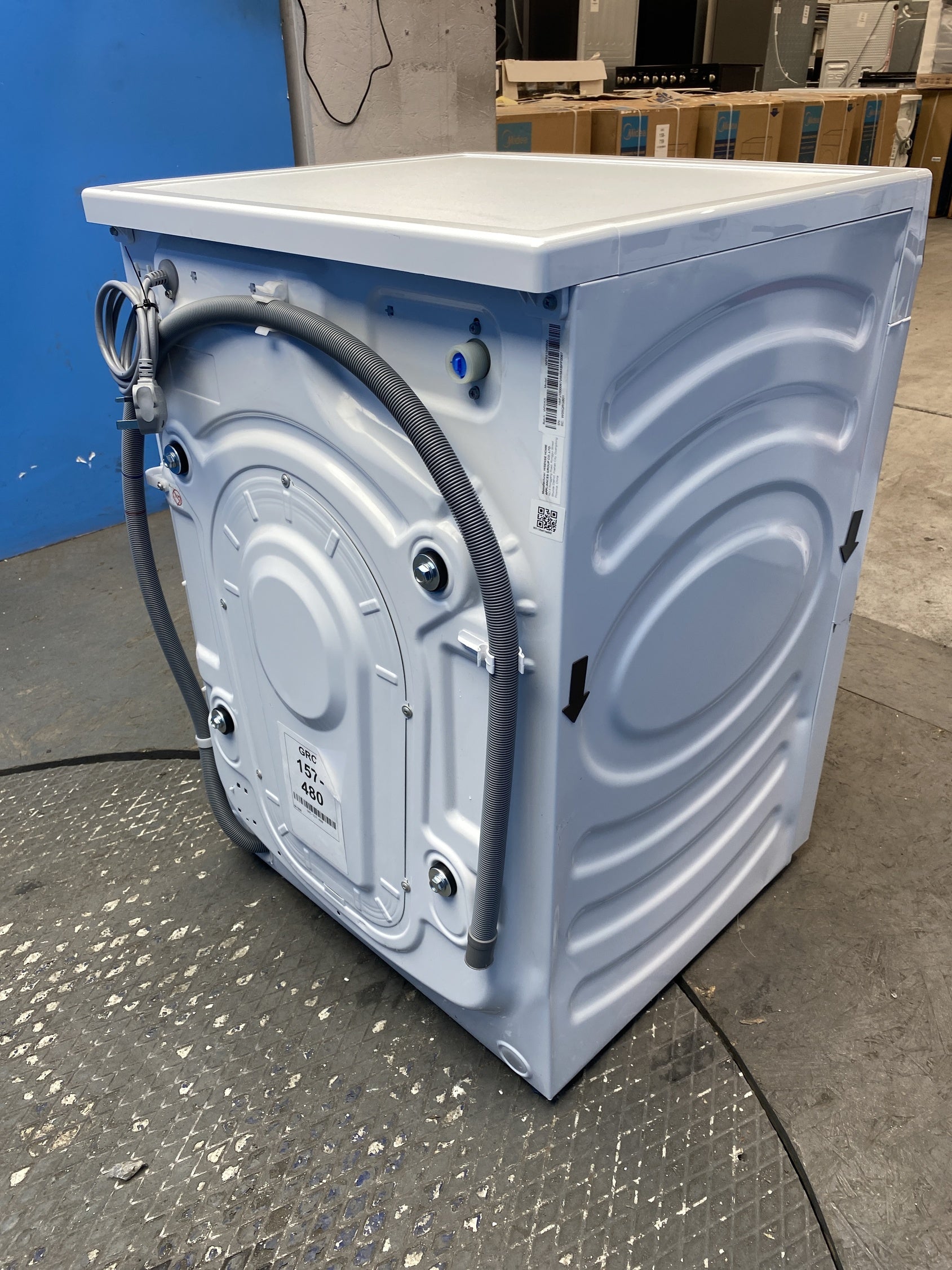 #GRC-157-480 - Hisense WF5S1045BW 10.5kg 1400rpm Auto Dosing Washing Machine