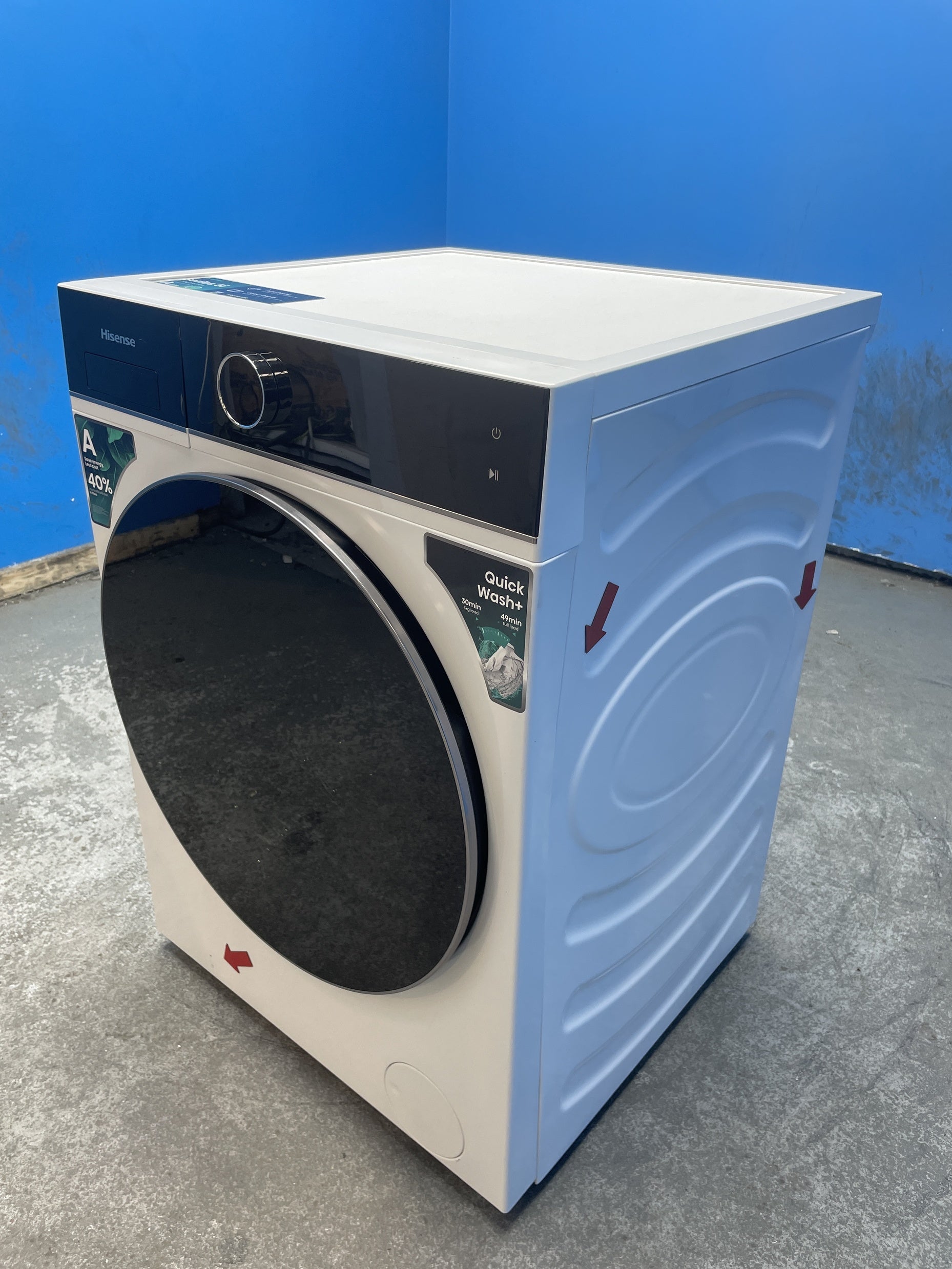 #GRC-157-483 - Hisense 5i Series WF5I1245BWR 12kg 1400rpm Washing Machine