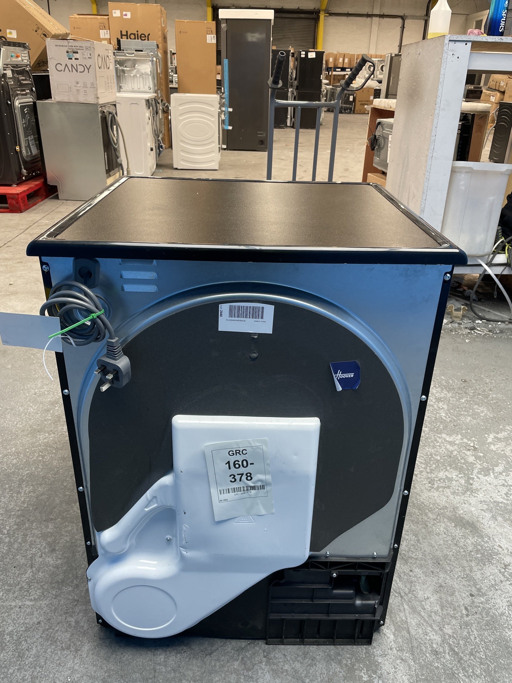 #GRC-160-378 - Hoover H-DRY 300 HLE C9DGB 9kg Condenser Tumble Dryer