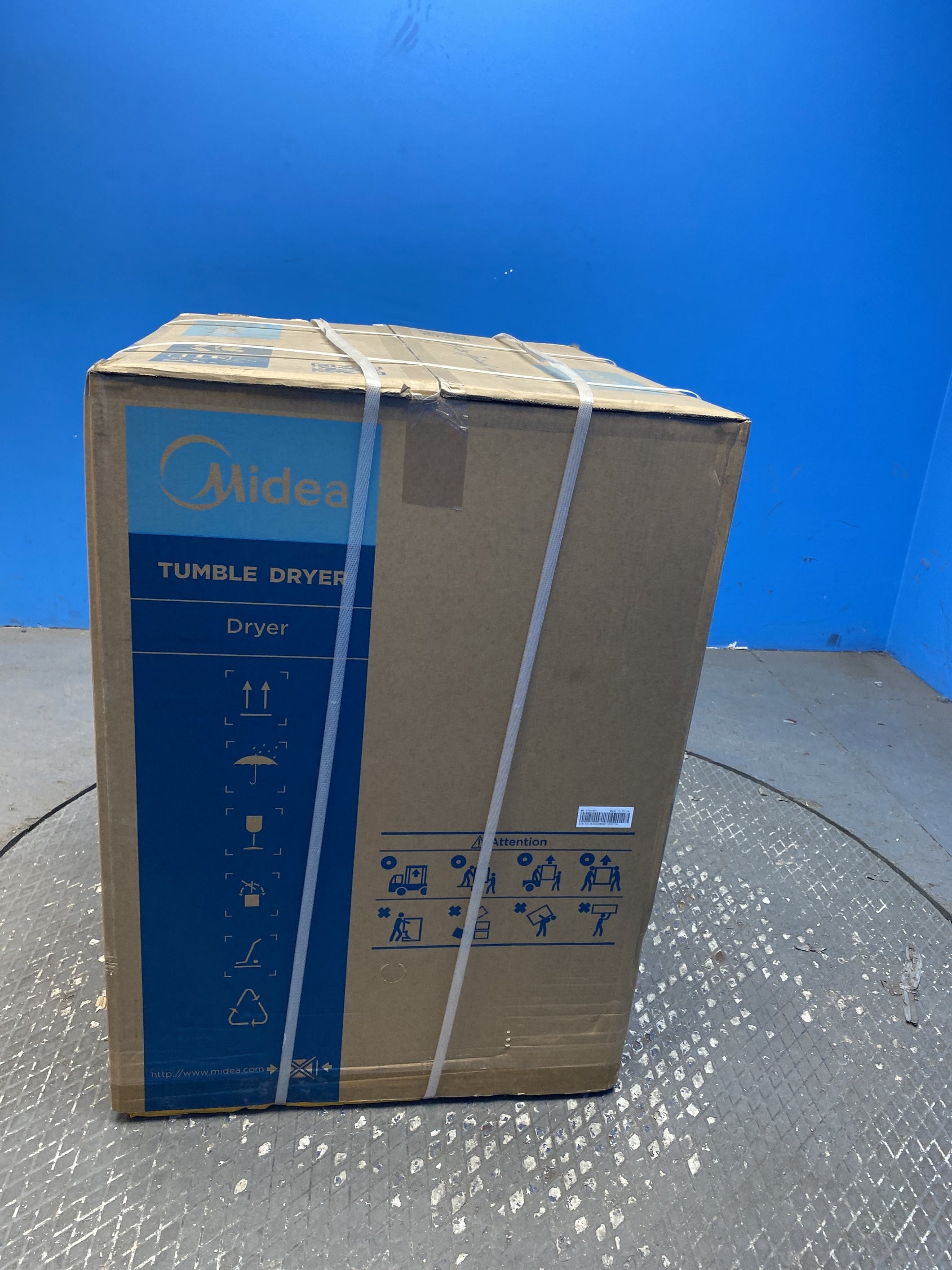 #GRC-158-849 - Midea MD200H80WB/W-UK 8kg Smart Sensor Heat Pump Tumble Dryer