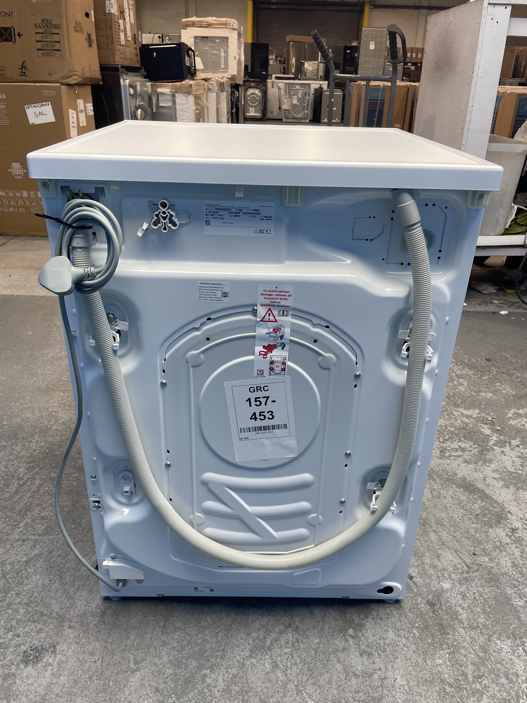 #GRC-157-453 - Bosch WGG24400GB Series 6 9kg 1400 Spin Washing Machine