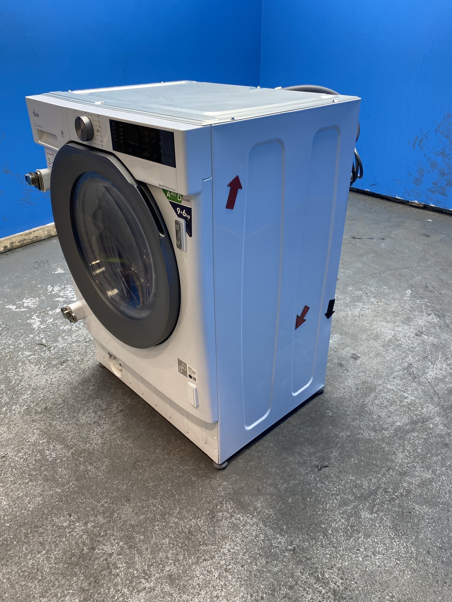 #GRC-156-346 - Hoover BH4S696M6DR9B-80 Built-in 9kg/6kg 1600rpm Washer Dryer