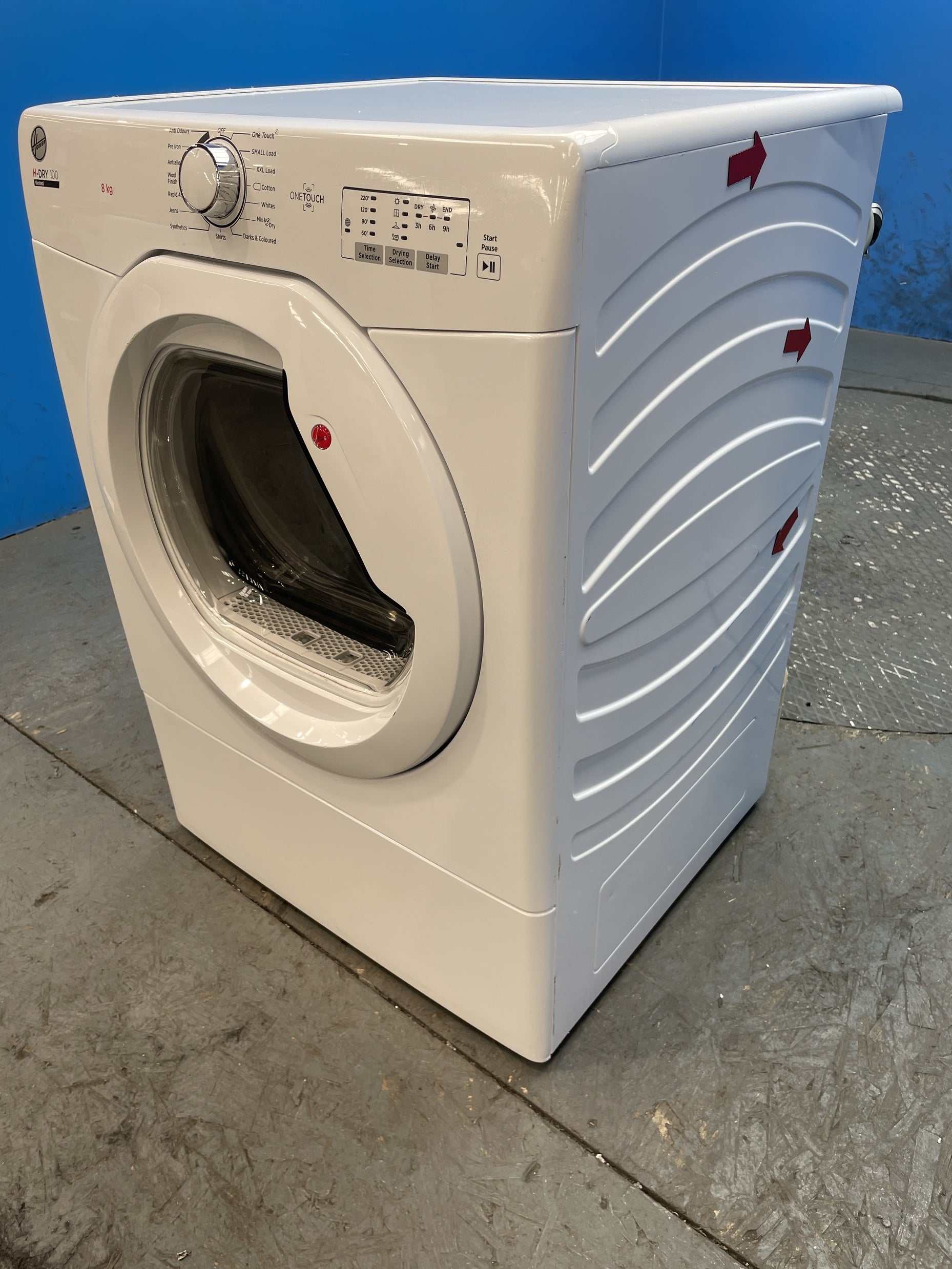 #GRC-155-167 - Hoover H-DRY 300 HLE V8LG 8kg Vented Tumble Dryer