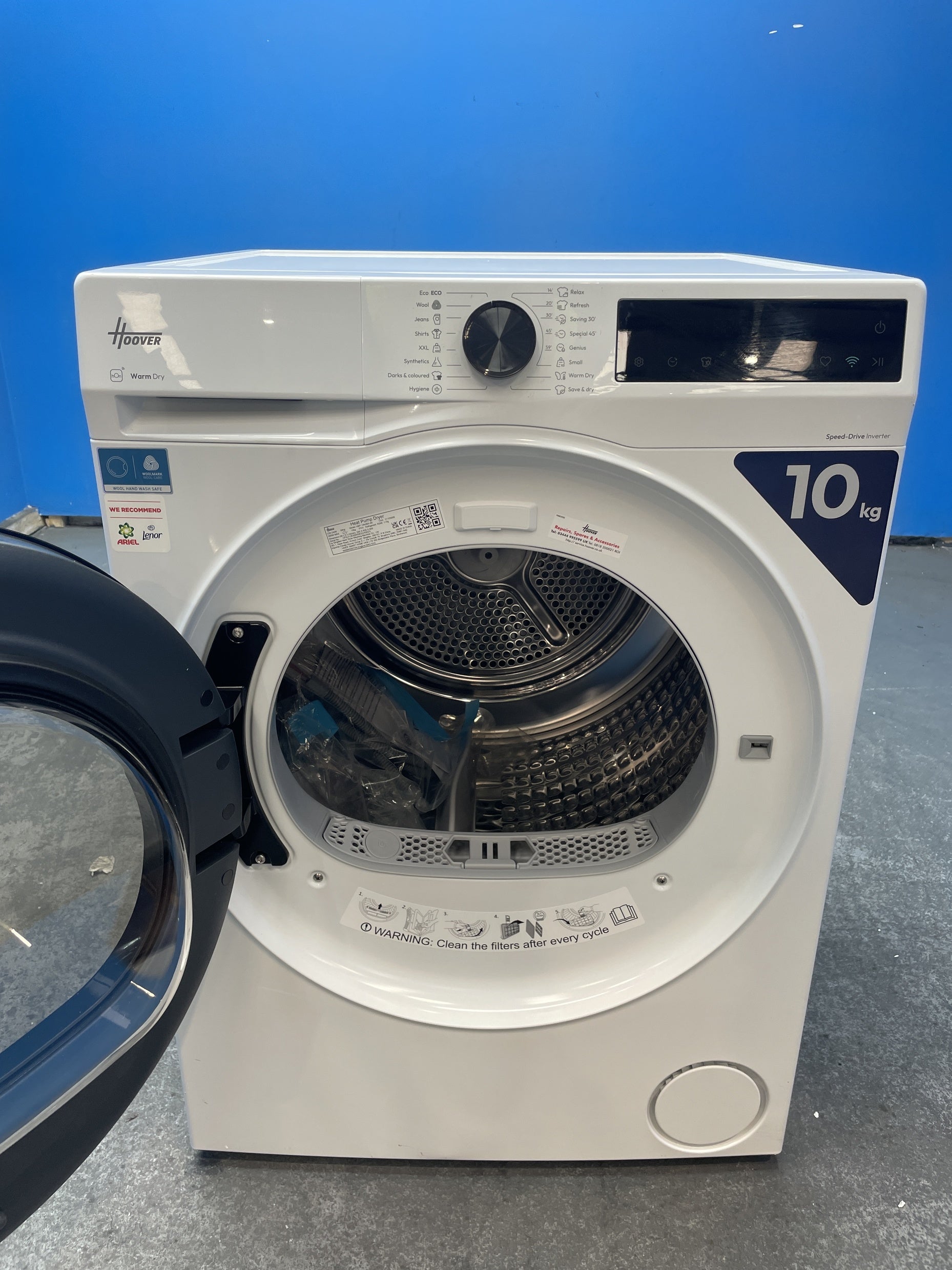 #GRC-160-099 - Hoover Pro Dry Series 5 HBP 10N3BX-80 Heat Pump Tumble Dryer