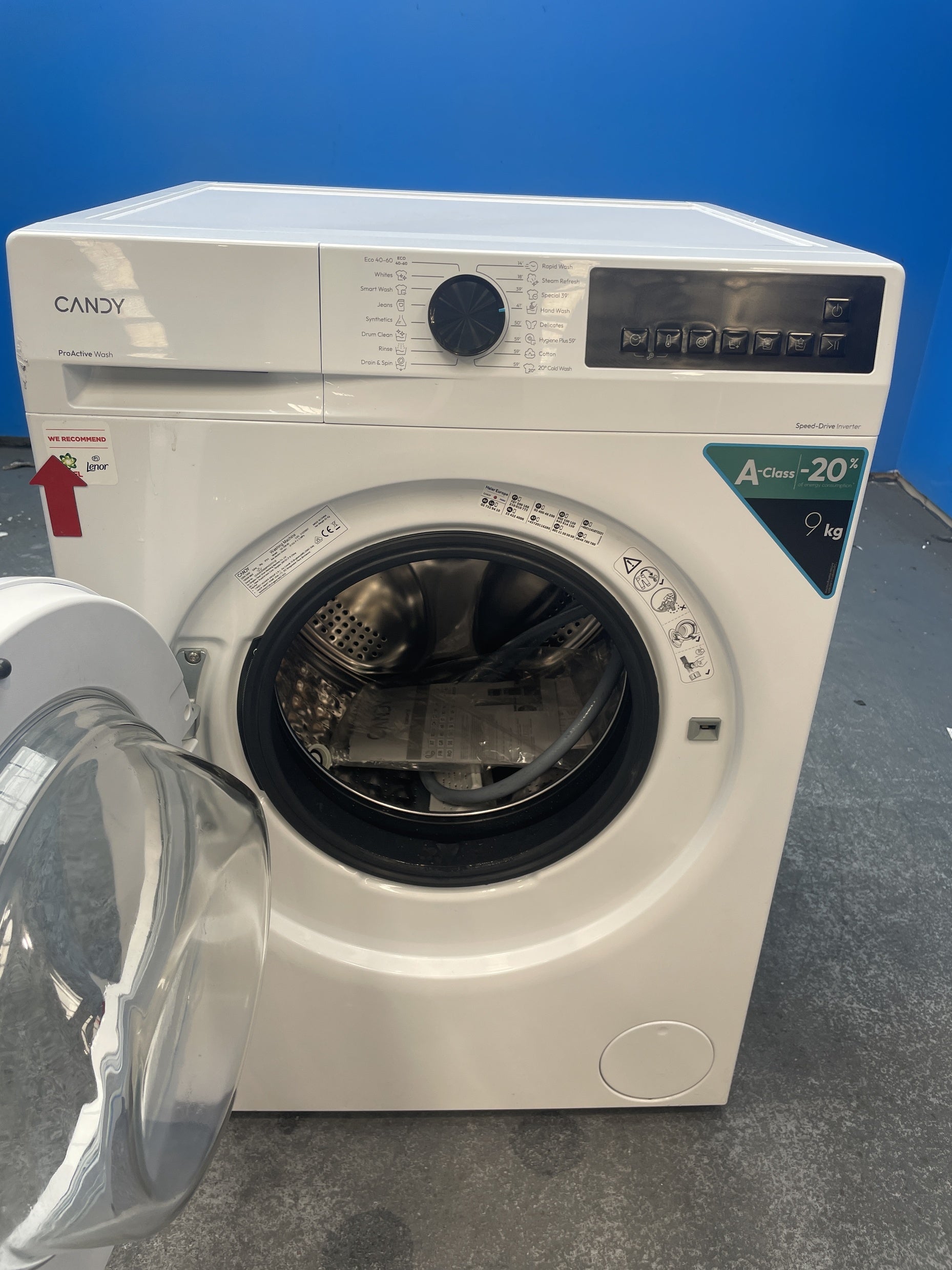 #GRC-158-514 - Candy Quick Pro GD 498-80 9kg 1400rpm Washing Machine