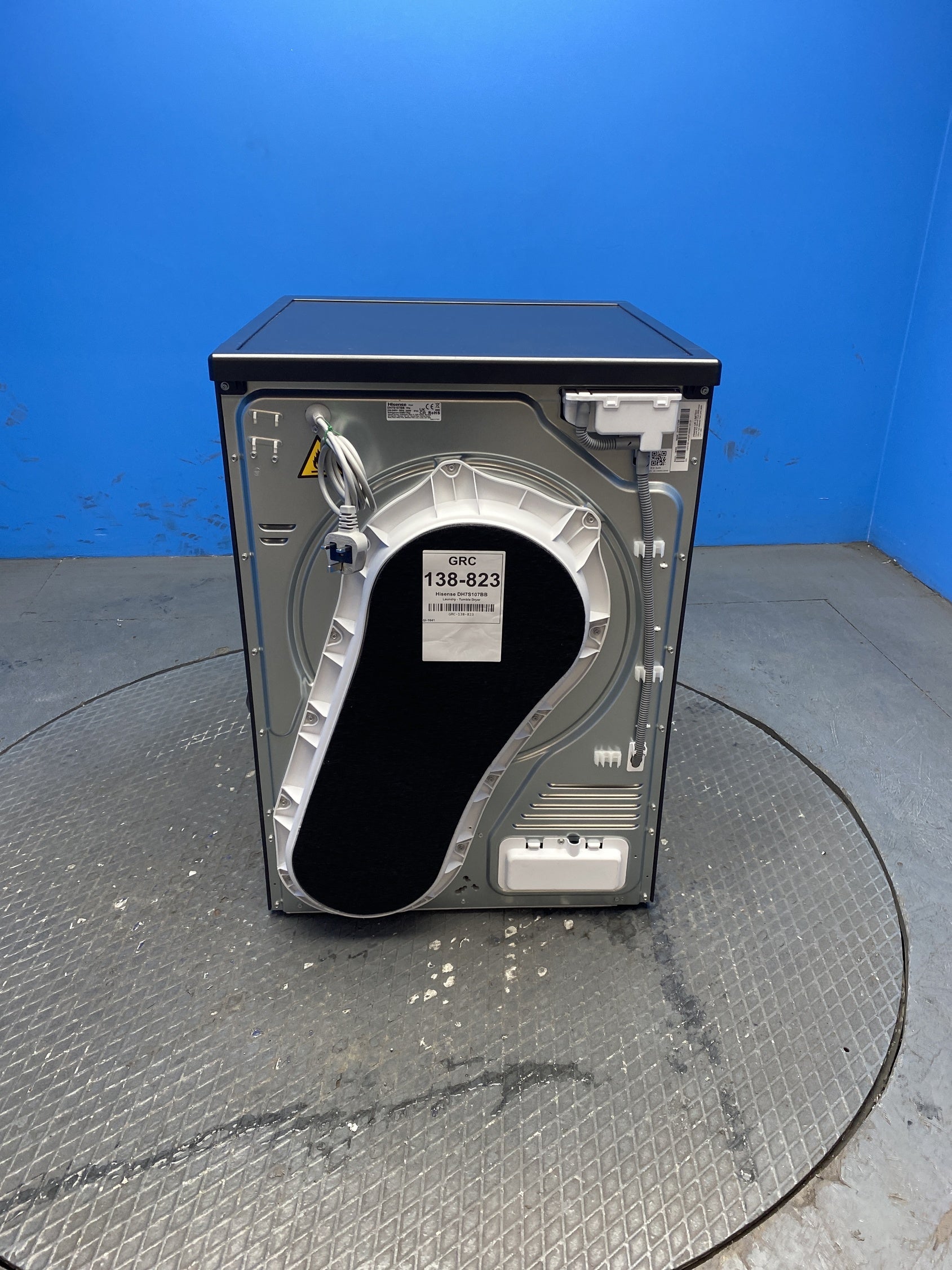 Hisense DH7S107BB 7S Series 10kg Heat Pump Tumble Dryer