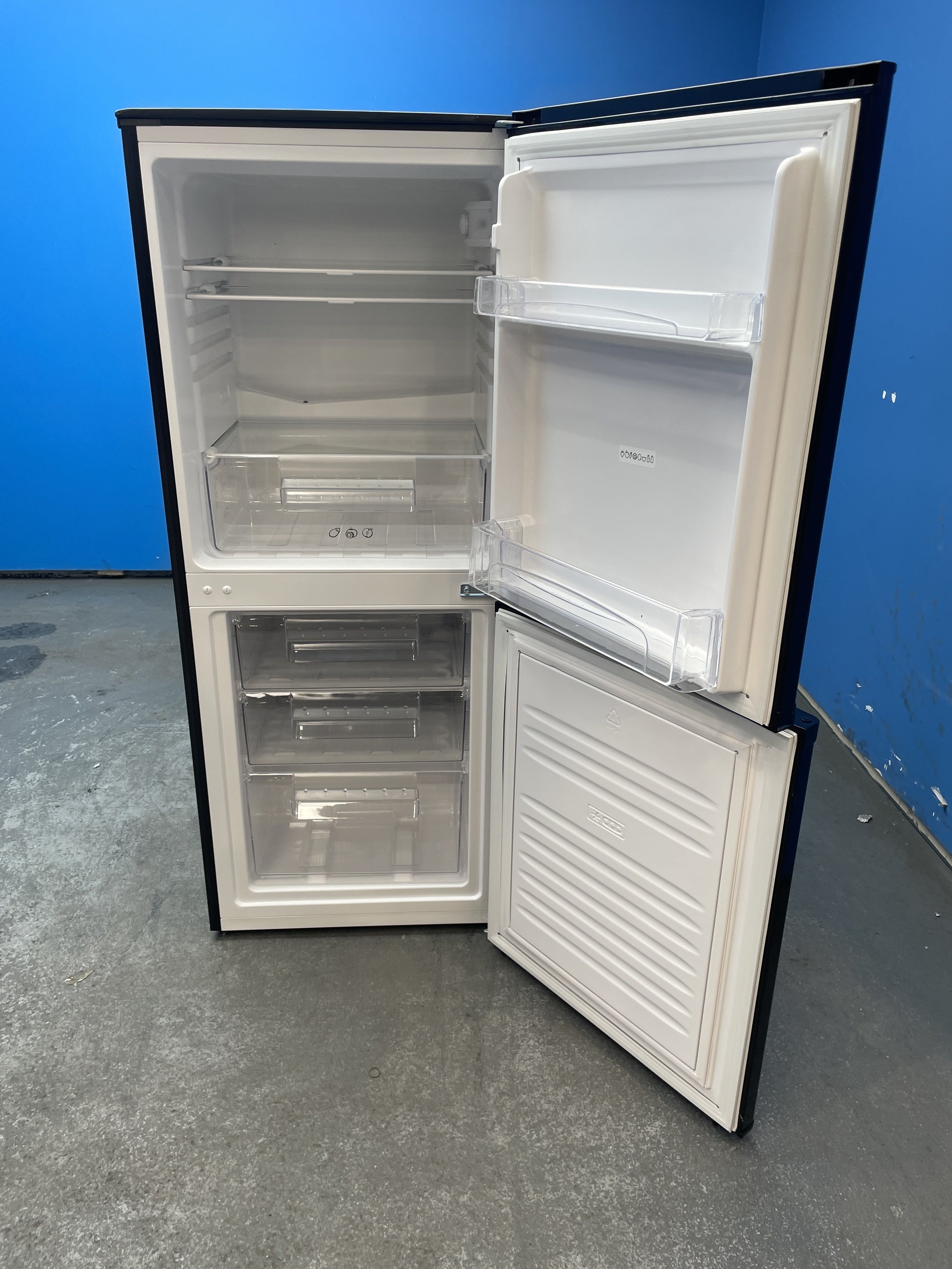 #GRC-153-848 - Candy CCH1S513EBK 185 Litre Combi Fridge Freezer
