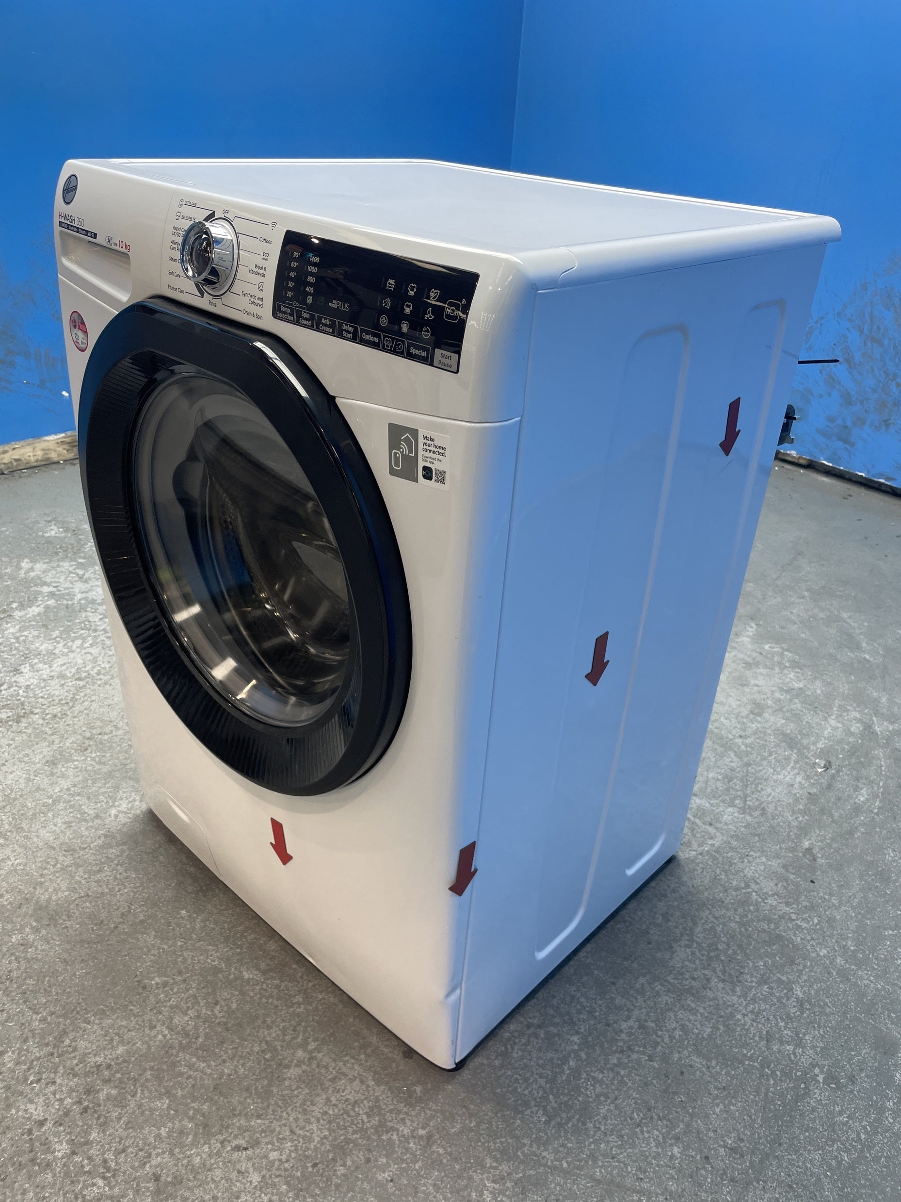 #GRC-158-355 - Hoover H3WPS4106TMB6 10kg 1400 Spin Washing Machine