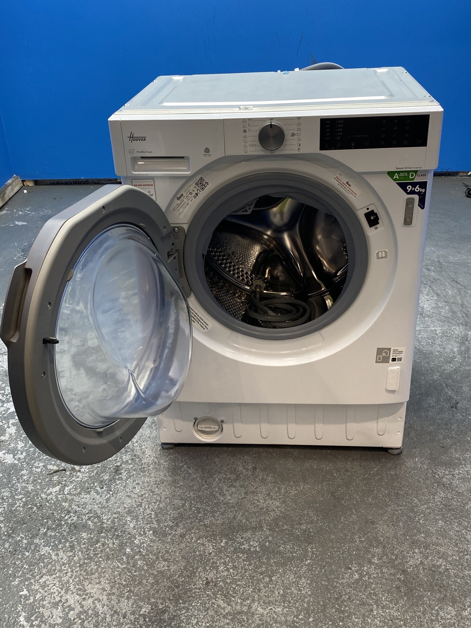 #GRC-156-346 - Hoover BH4S696M6DR9B-80 Built-in 9kg/6kg 1600rpm Washer Dryer