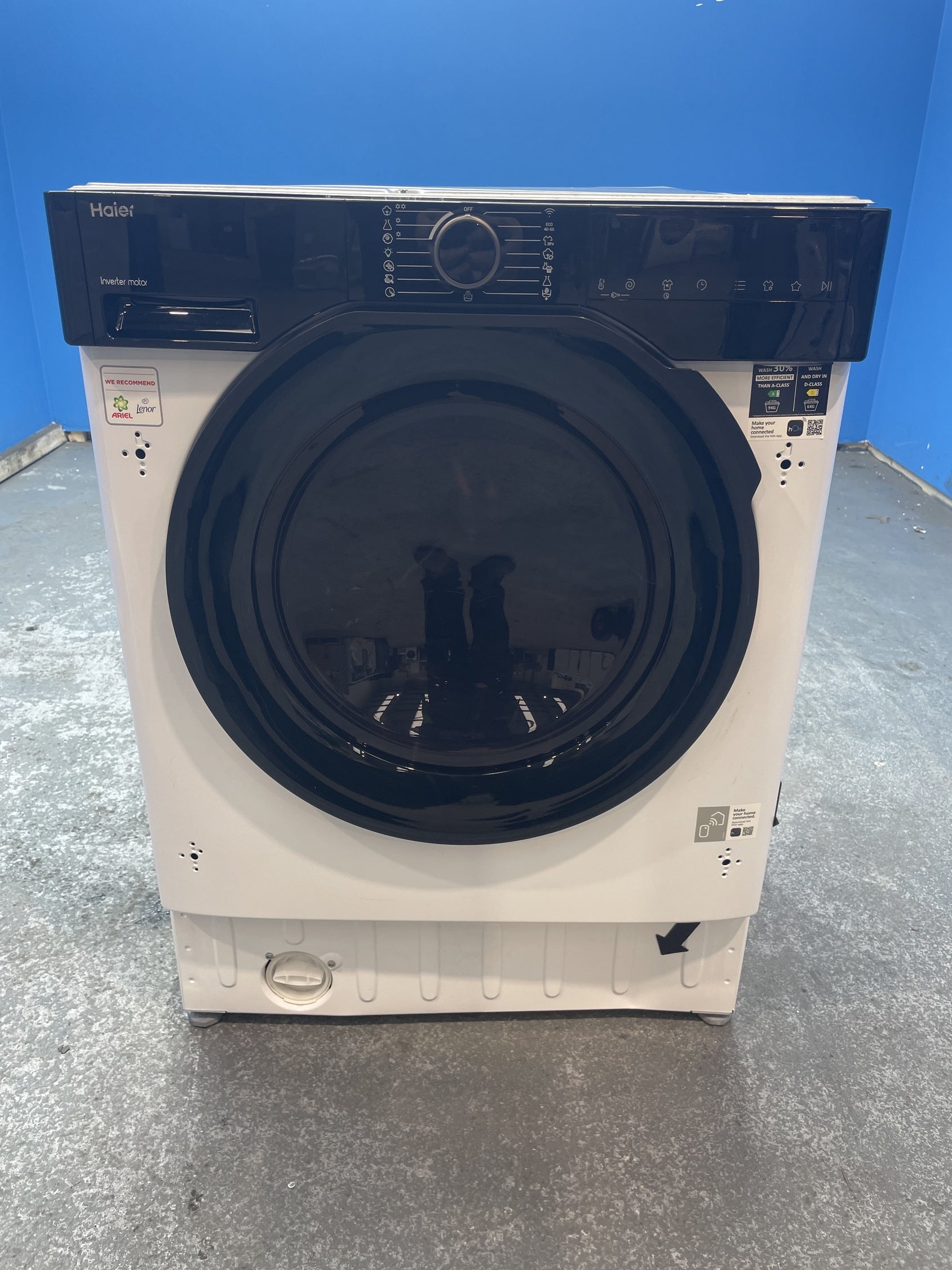 #GRC-155-814 - Haier Series 6 BHA6S696M6DB9-80 9/6kg 1600rpm Integrated Washer Dryer