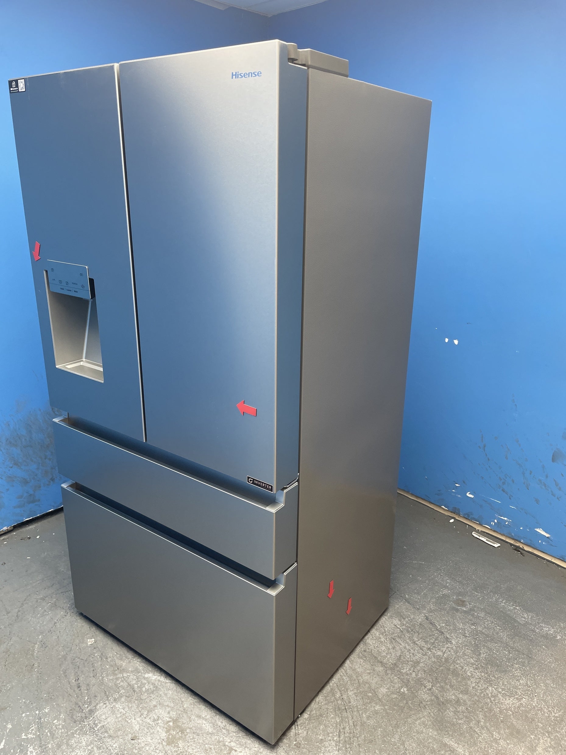 #GRC-158-059 - Hisense RF728N4SASE PureFlat Multi Door Smart Fridge Freezer