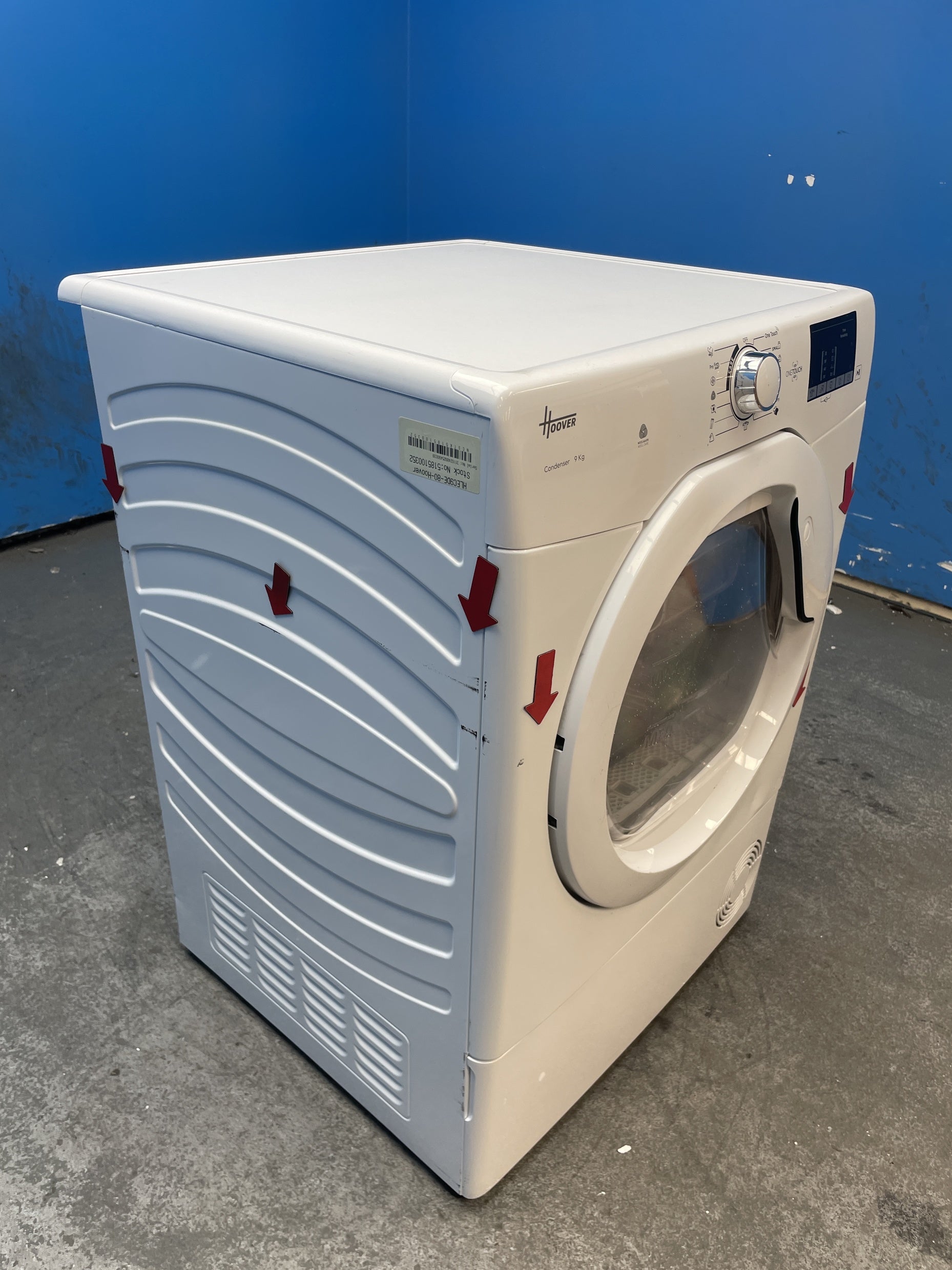 #GRC-158-569 - Hoover HLEC9DE 9kg Condenser Tumble Dryer