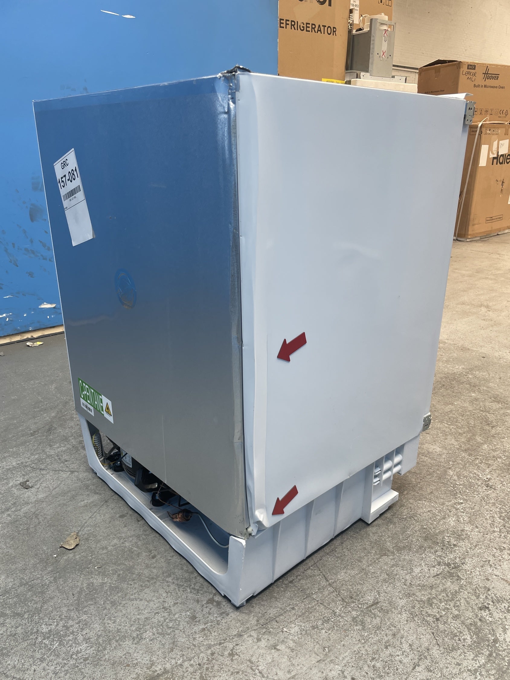 #GRC-157-081 - Hoover HUSE68EWKP Integrated 95 Litre Undercounter Freezer