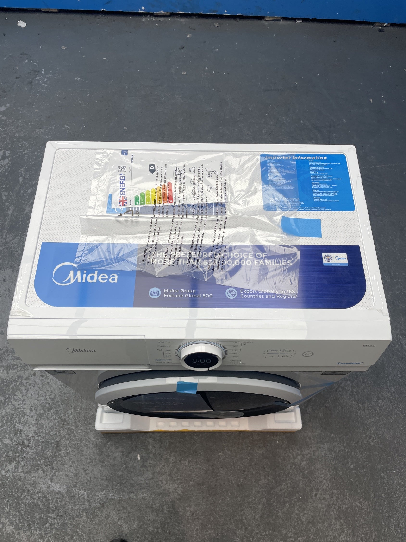 #GRC-159-945 - Midea MF100W60 6kg 1000 Spin Washing Machine with Lunar Dial