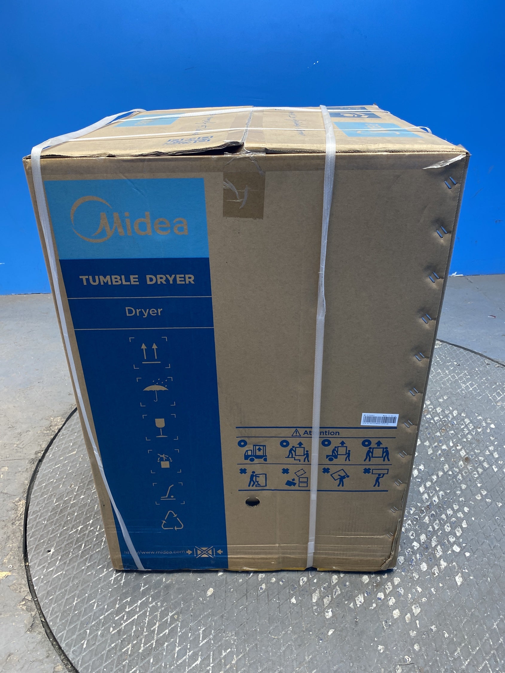 #GRC-158-846 - Midea MD200H80WB/W-UK 8kg Smart Sensor Heat Pump Tumble Dryer