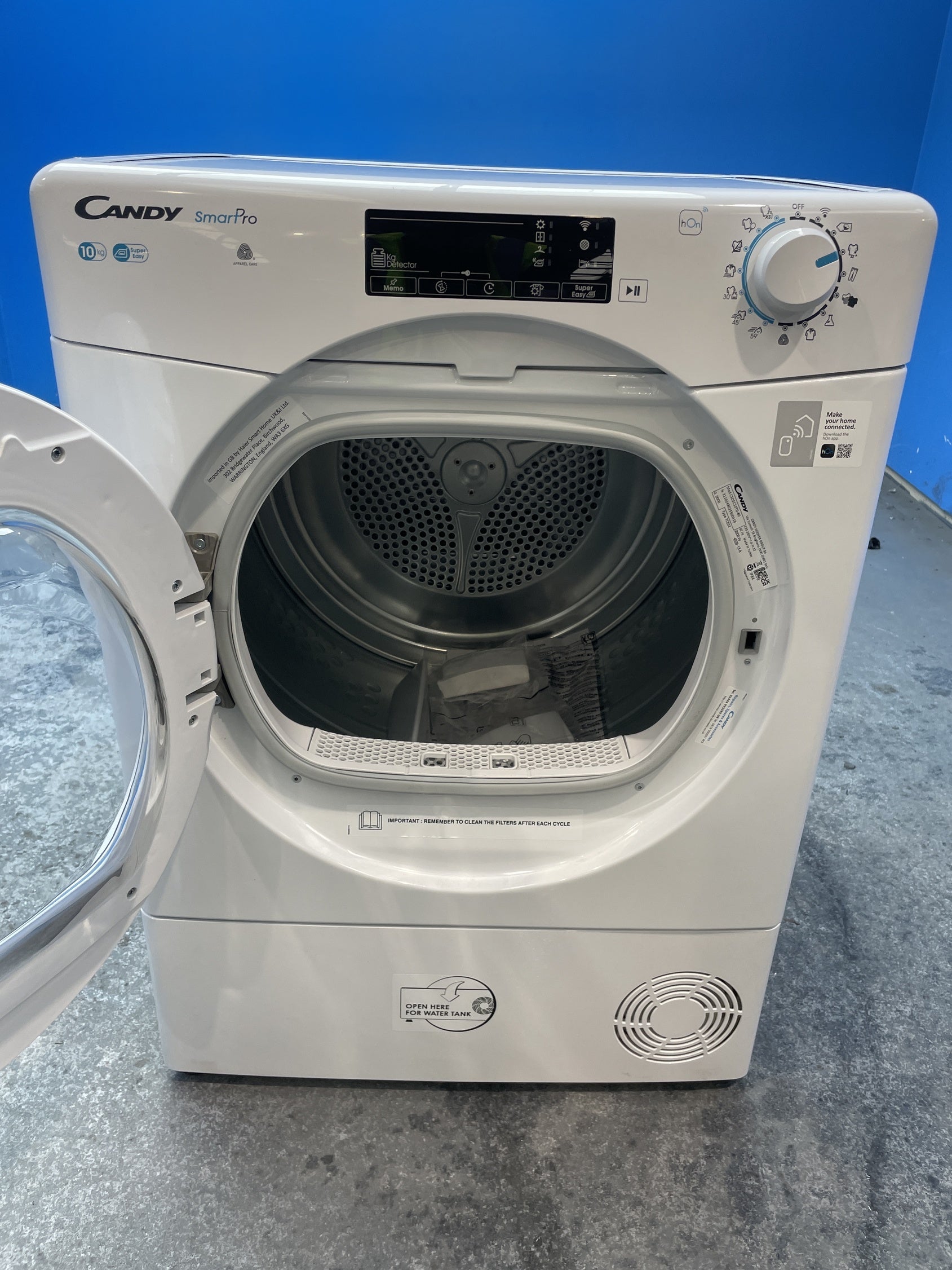 #GRC-156-851 - Candy Smart Pro CSOE C10TG 10kg Condenser Tumble Dryer